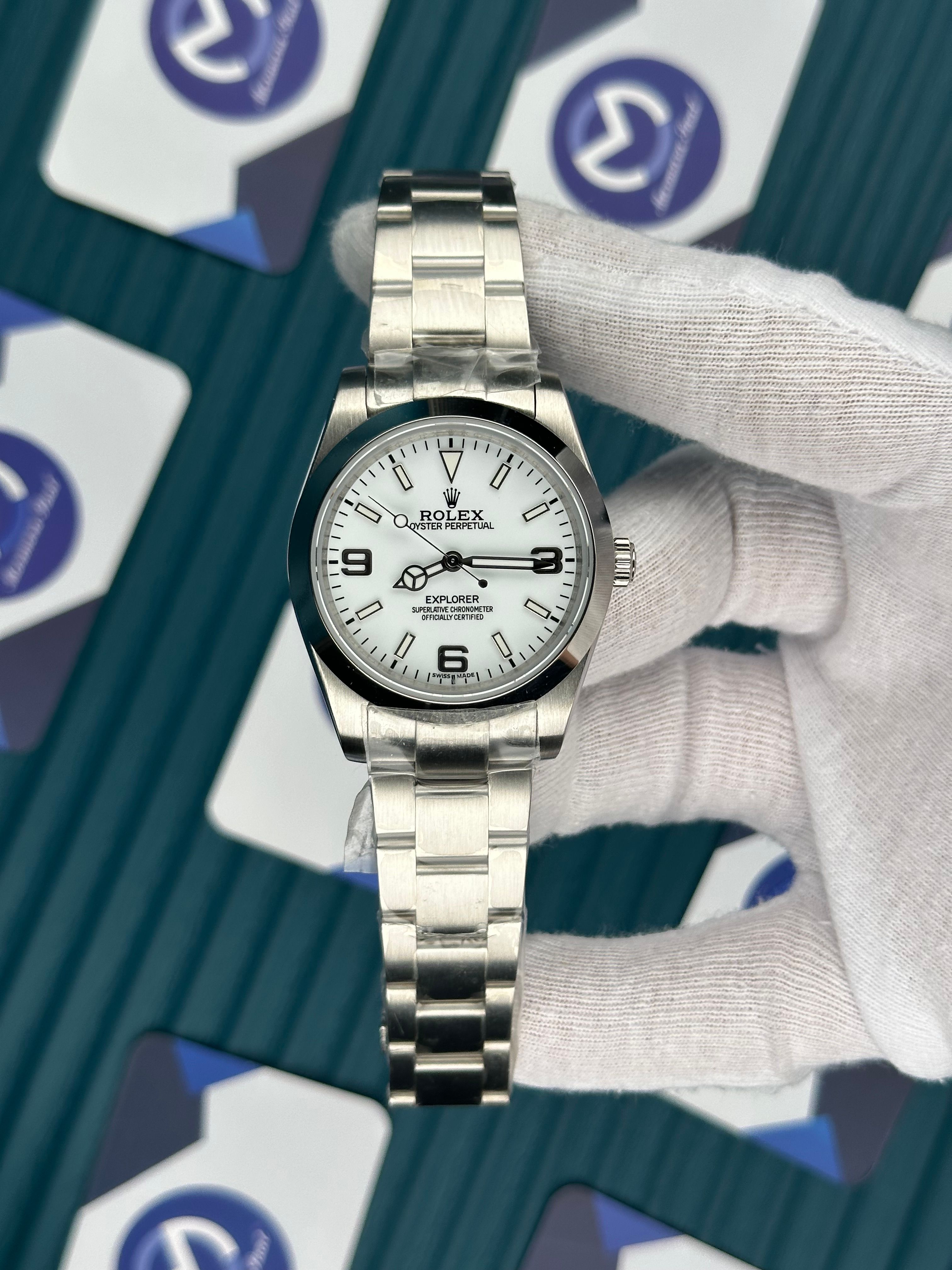 ROLEX EXPLORER WHITE DIAL