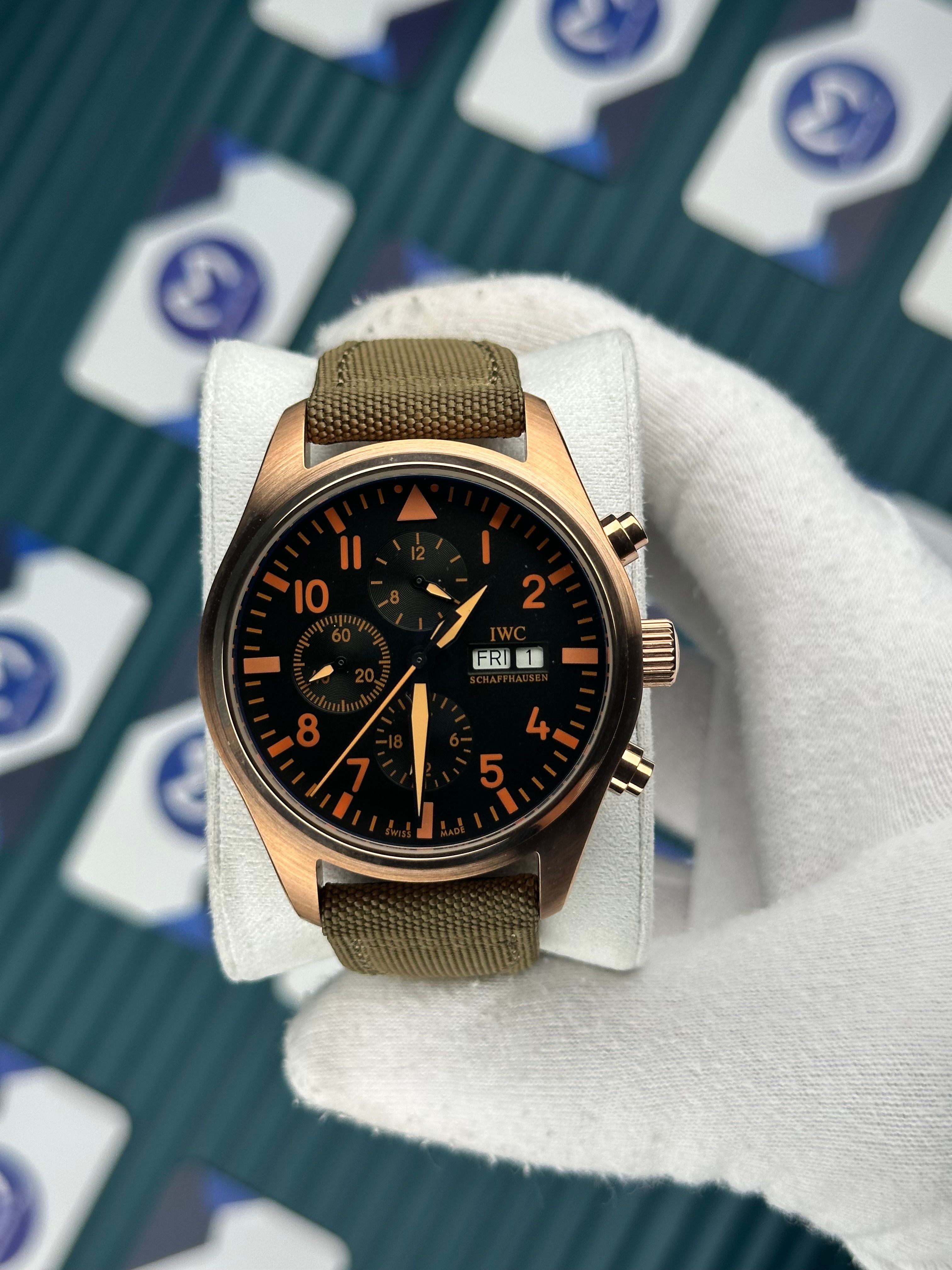 IWC Big Pilot Bej Chronometer Black Dial 