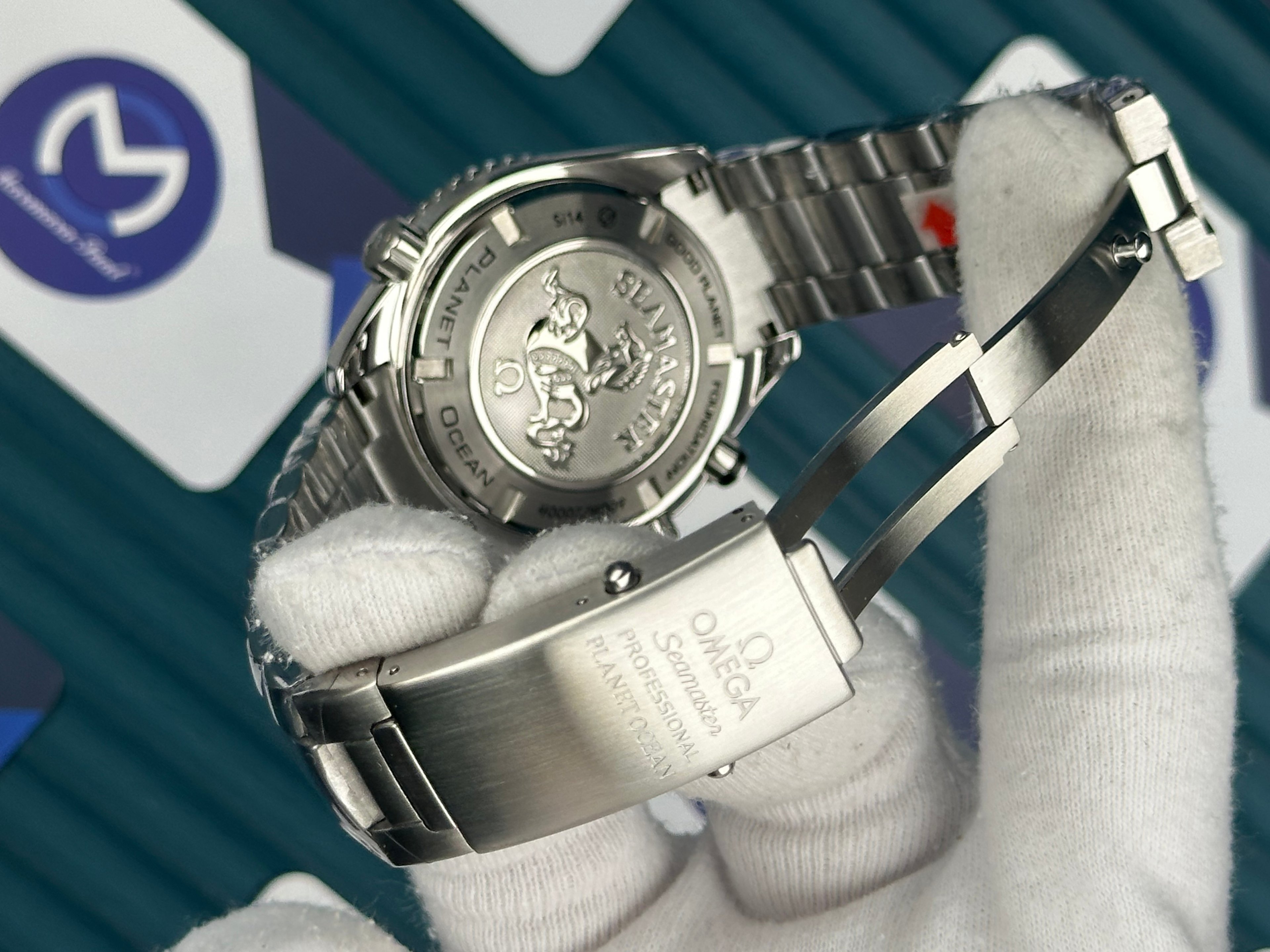 Omega Seamaster Planet Ocean Turuncu Siyah Fonksiyonlu Gri Kadran