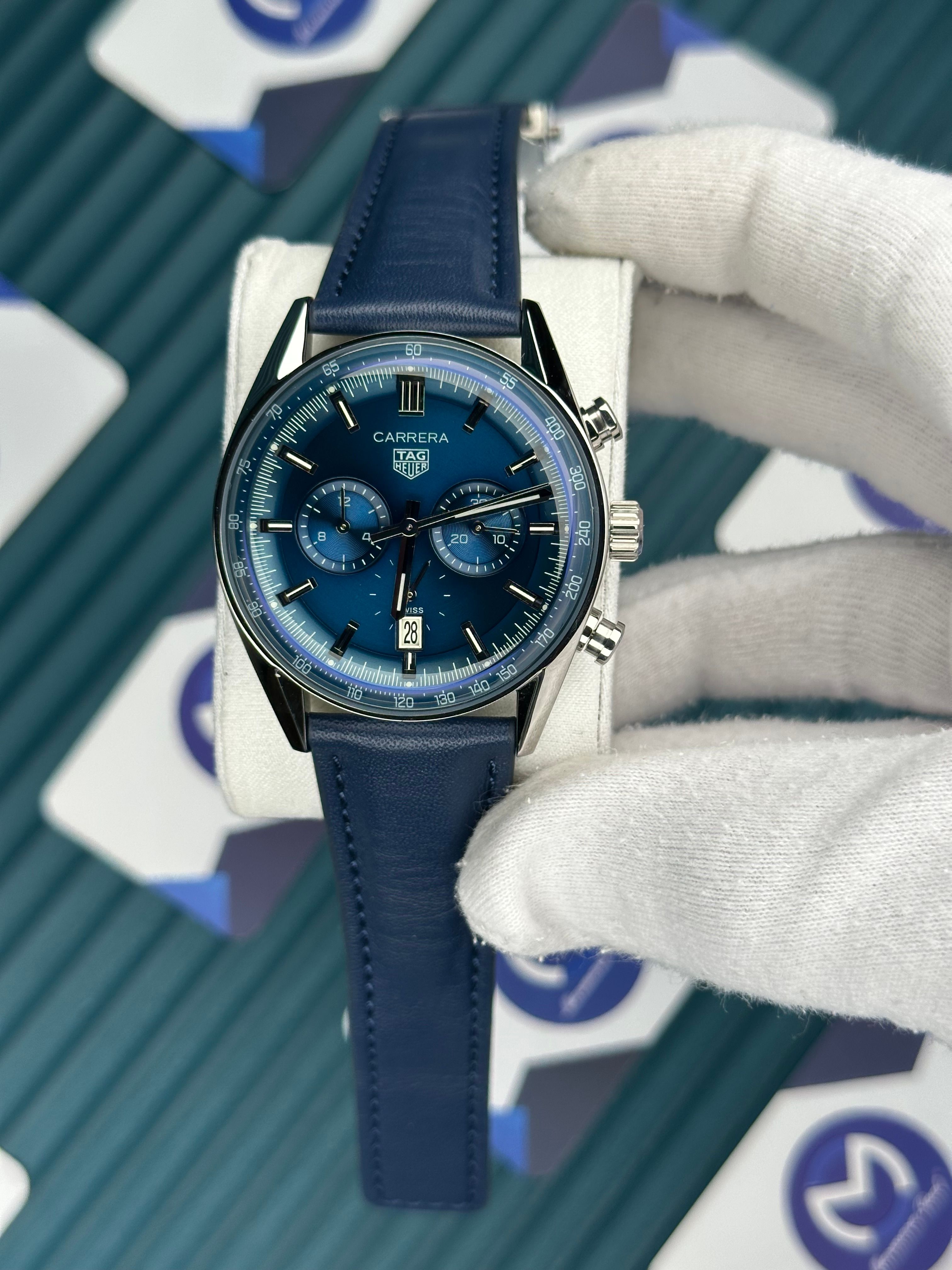 Tagheuer Carrera Fonksiyonlu Mavi 