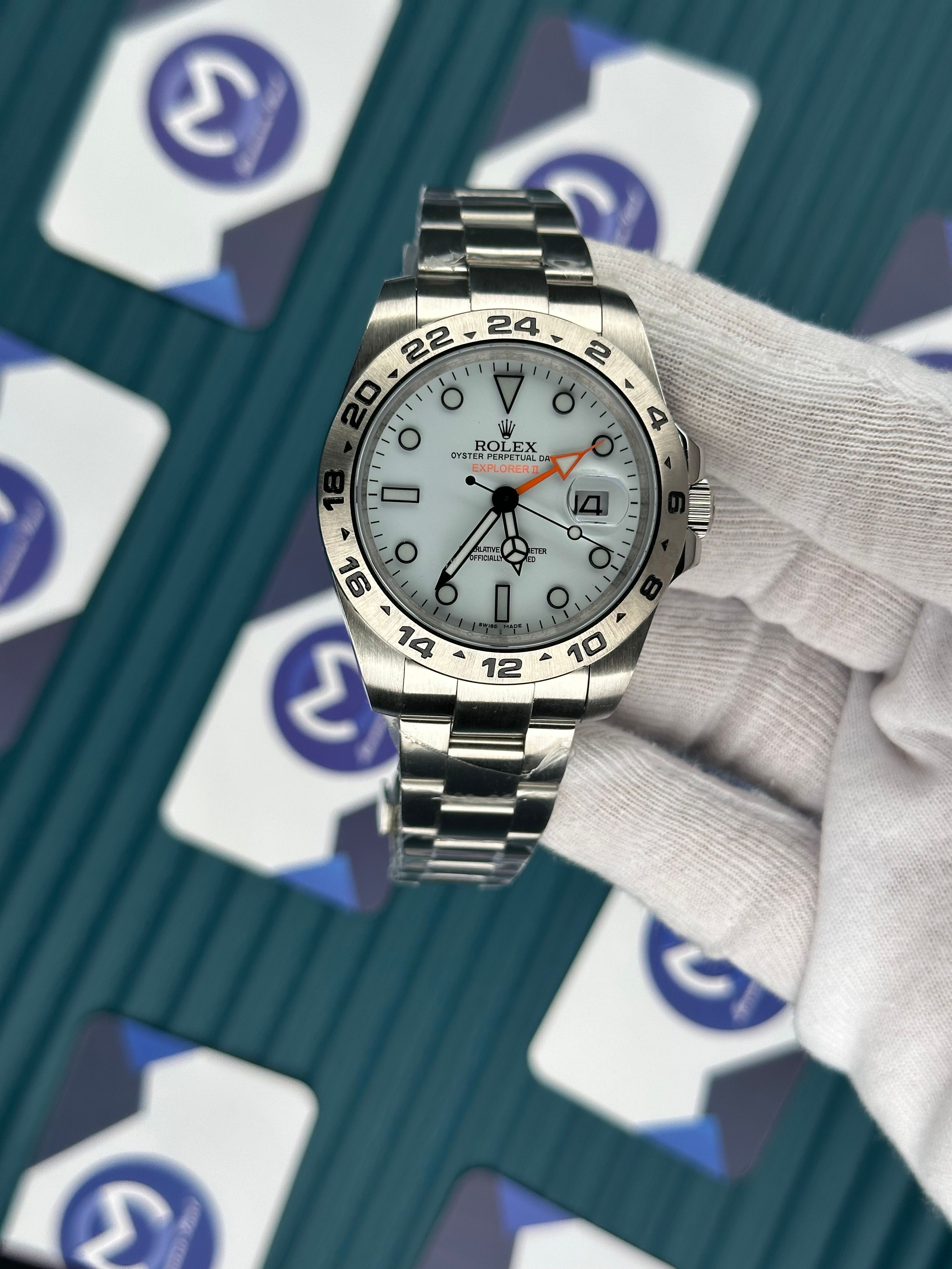 ROLEX EXPLORER 44 MM WHITE DIAL 