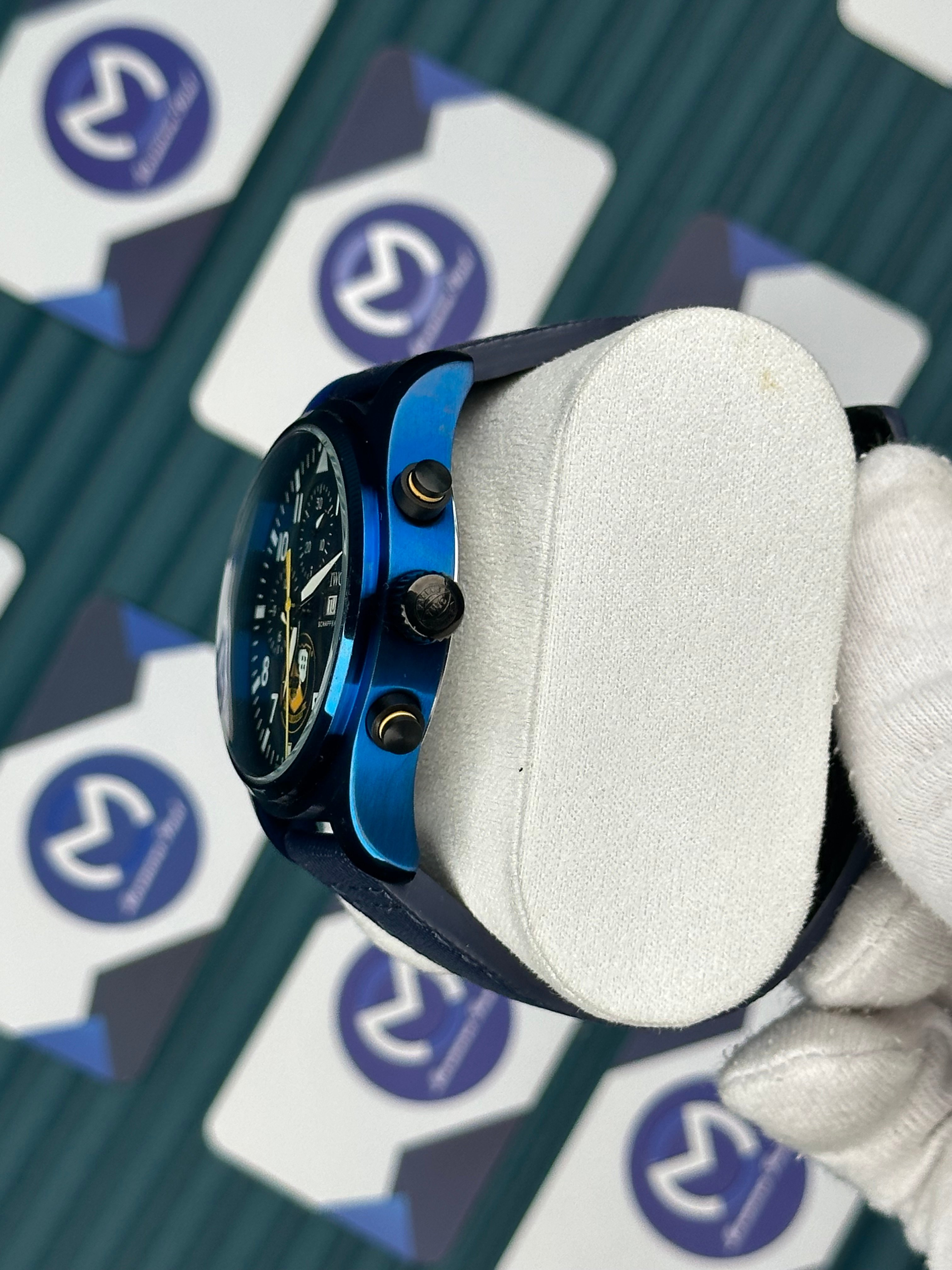 IWC EDITION LE PETTIT PRINCE BLUE CASE CHRONOGRAPH AUTOMATIC
