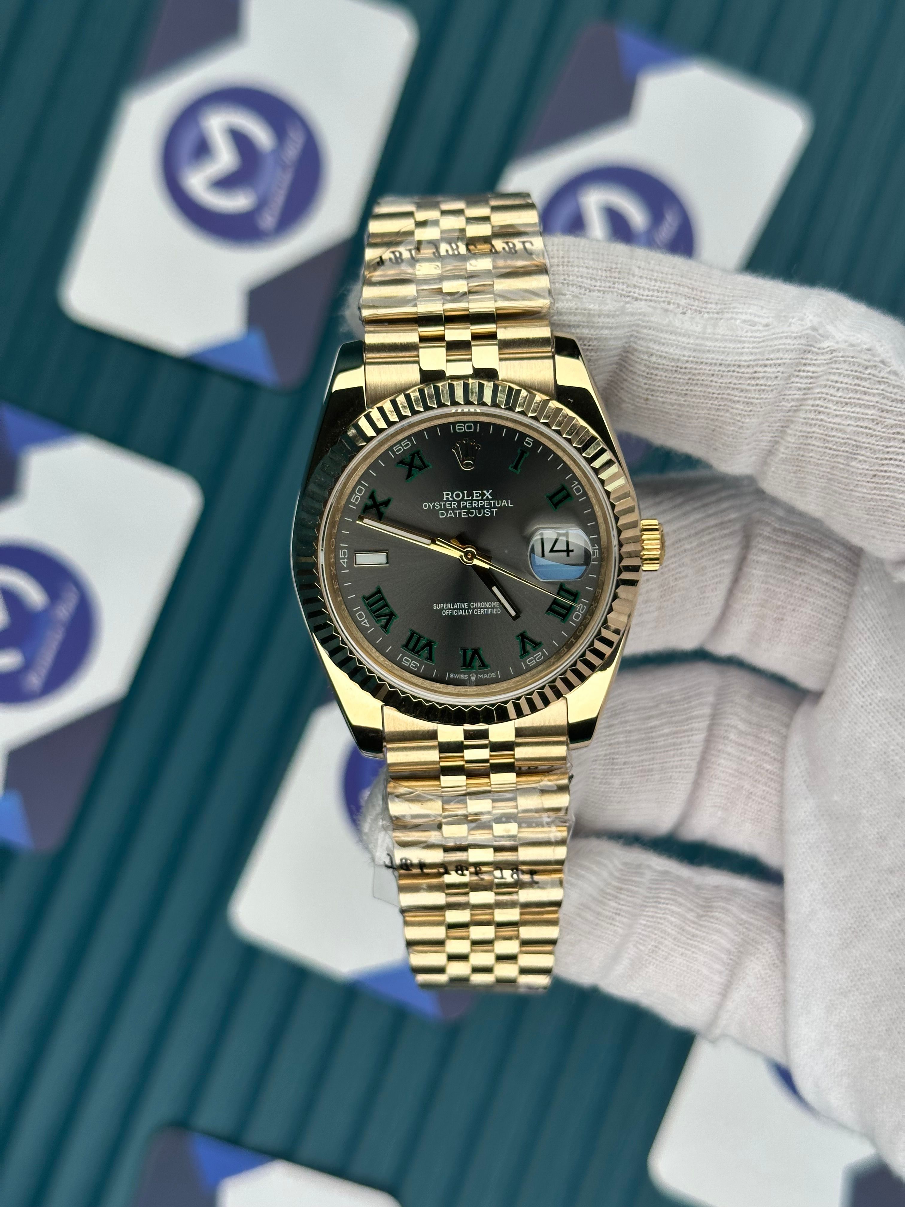 ROLEX DATEJUST WIMBLEDON GOLD JUBILE