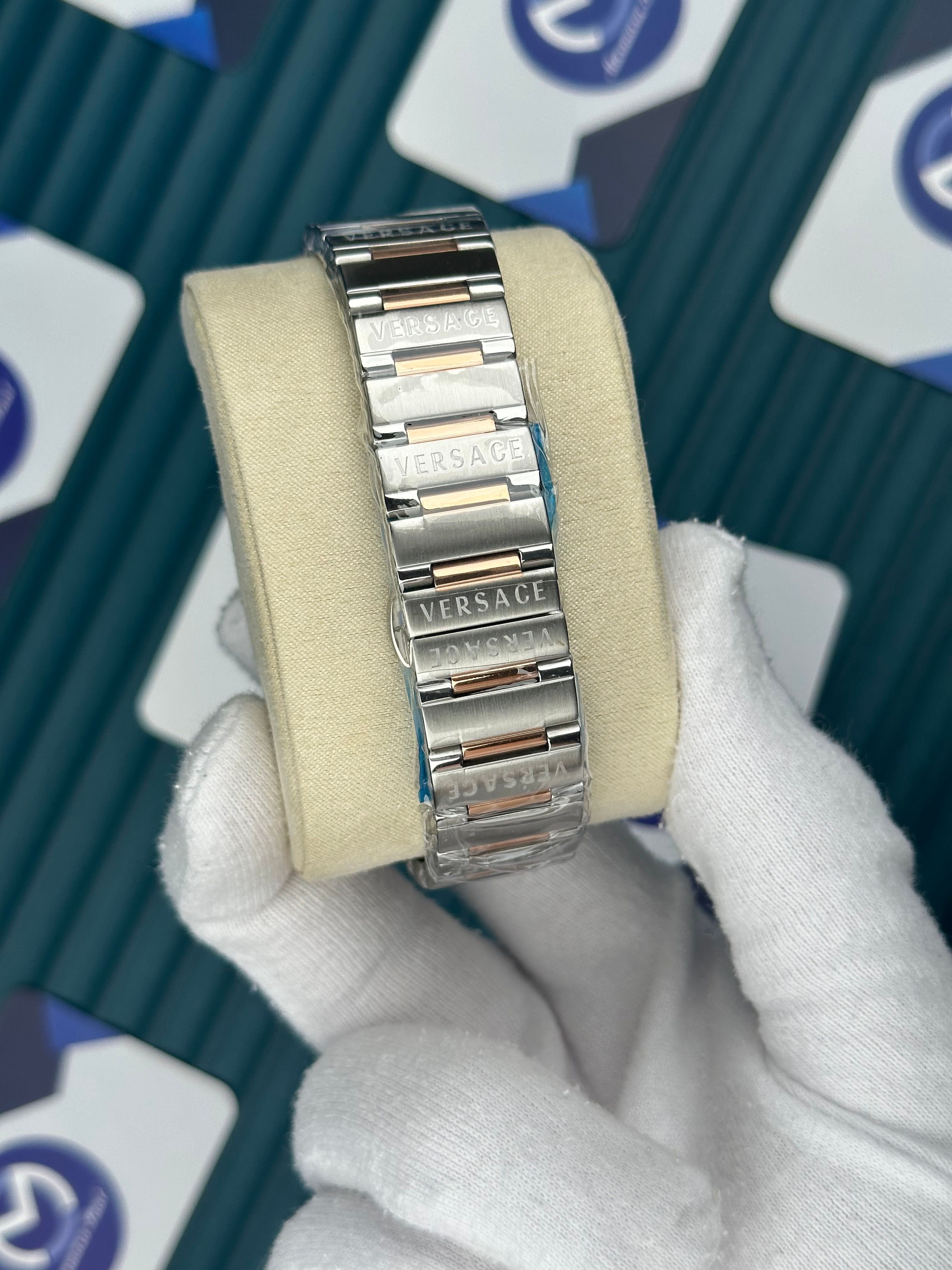 Versace Rose-Silver Beyaz Kadran Fonksiyonlu