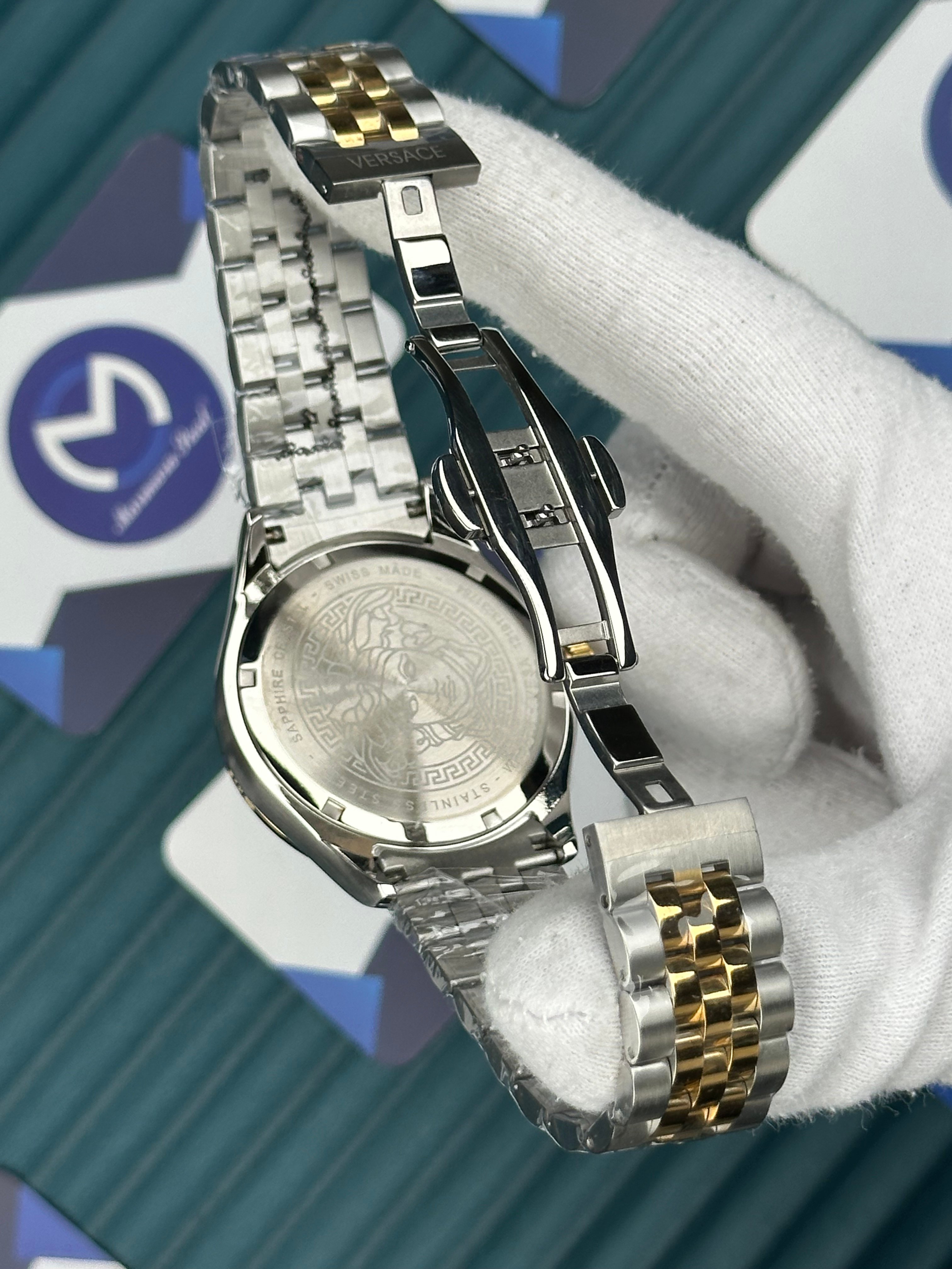 Versace Gold-Silver Jübile Beyaz Kadran