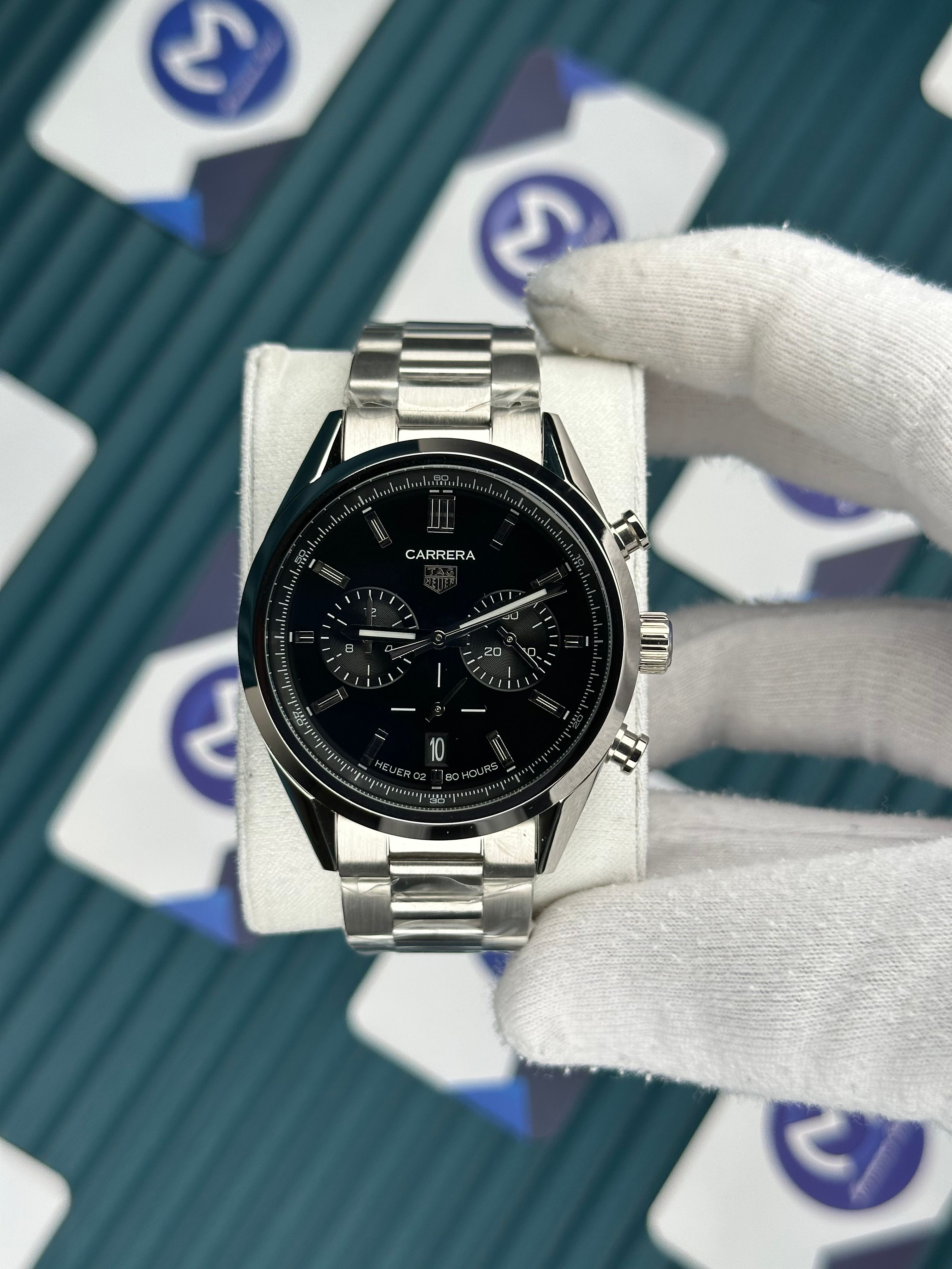 Tagheuer Carrera Fonksiyonlu Siyah Kadran