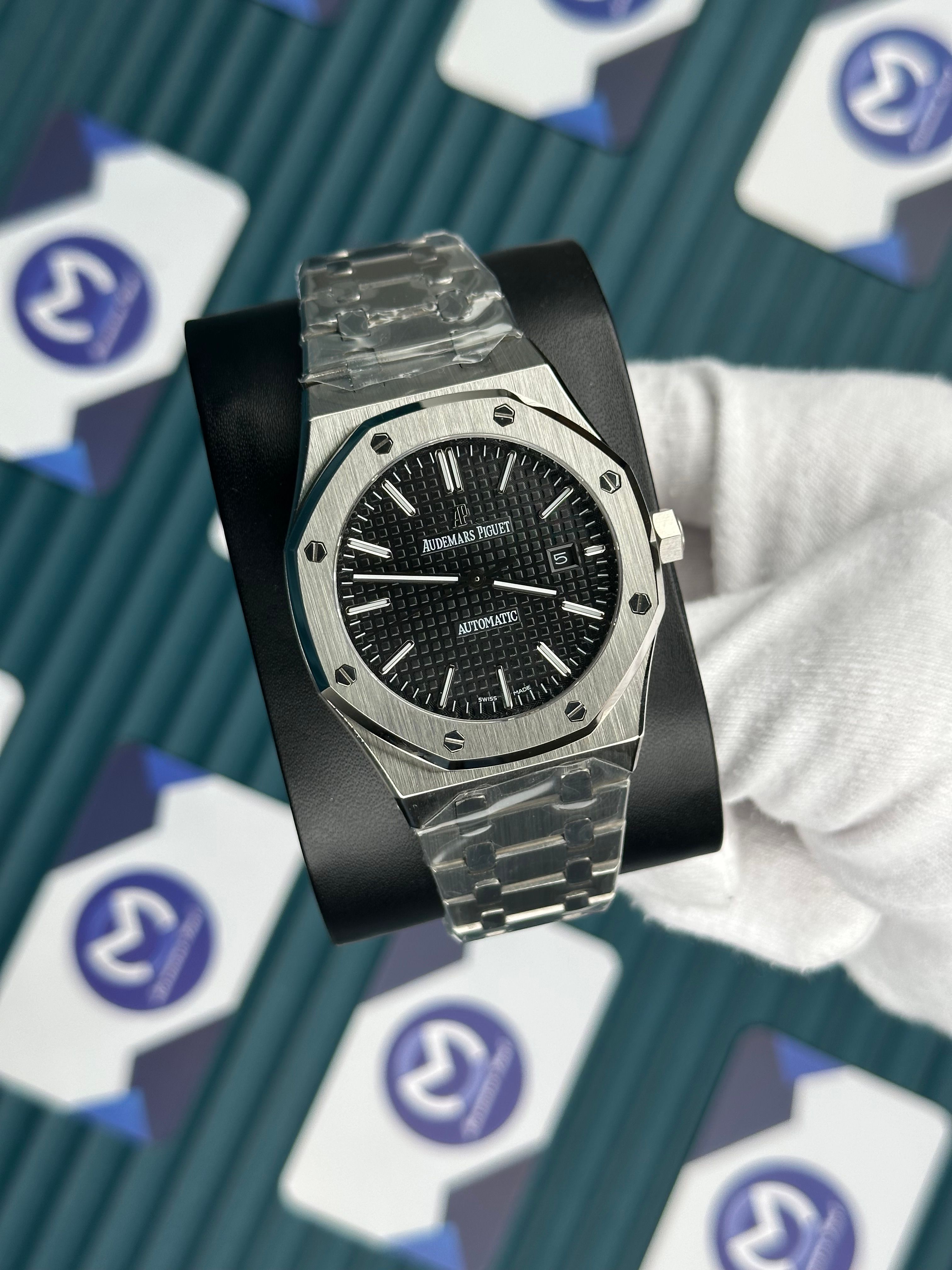 Audemars Piguet Royal Oak Gümüş Kordon Siyah Kadran Automatic