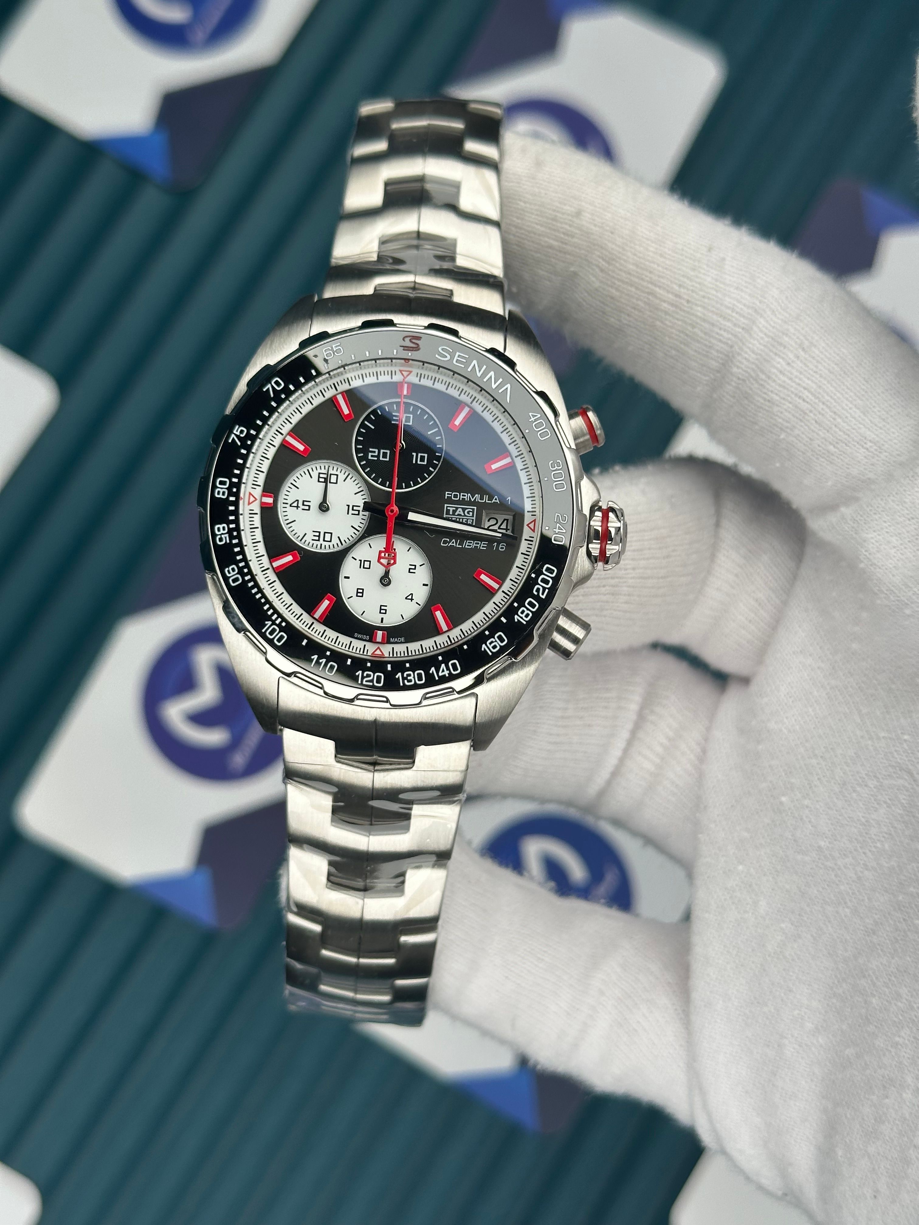 Tagheuer Carrera Formula 1 Calibre 16 Fonksiyonlu Siyah Kadran