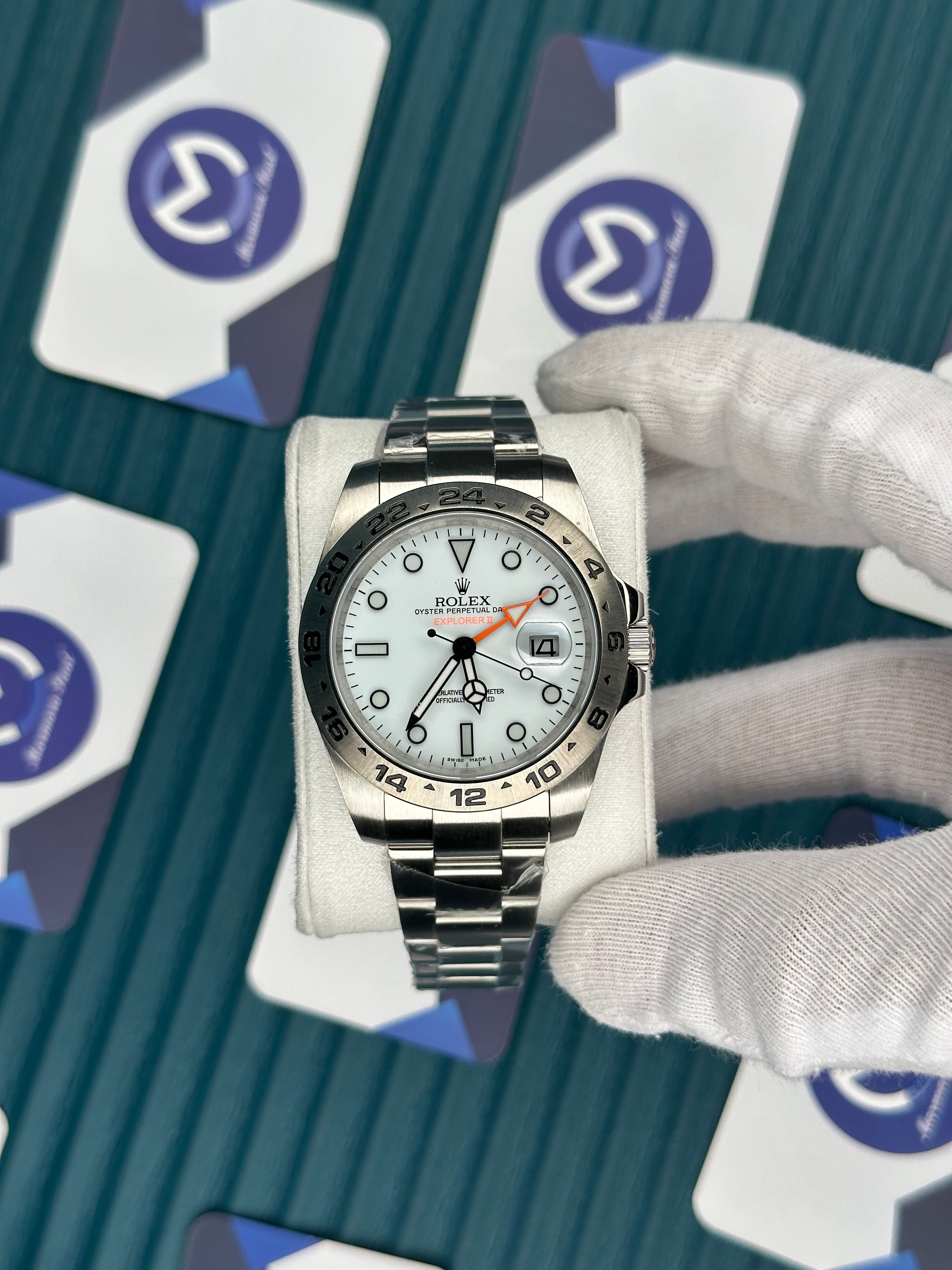 ROLEX EXPLORER 44 MM WHITE DIAL 