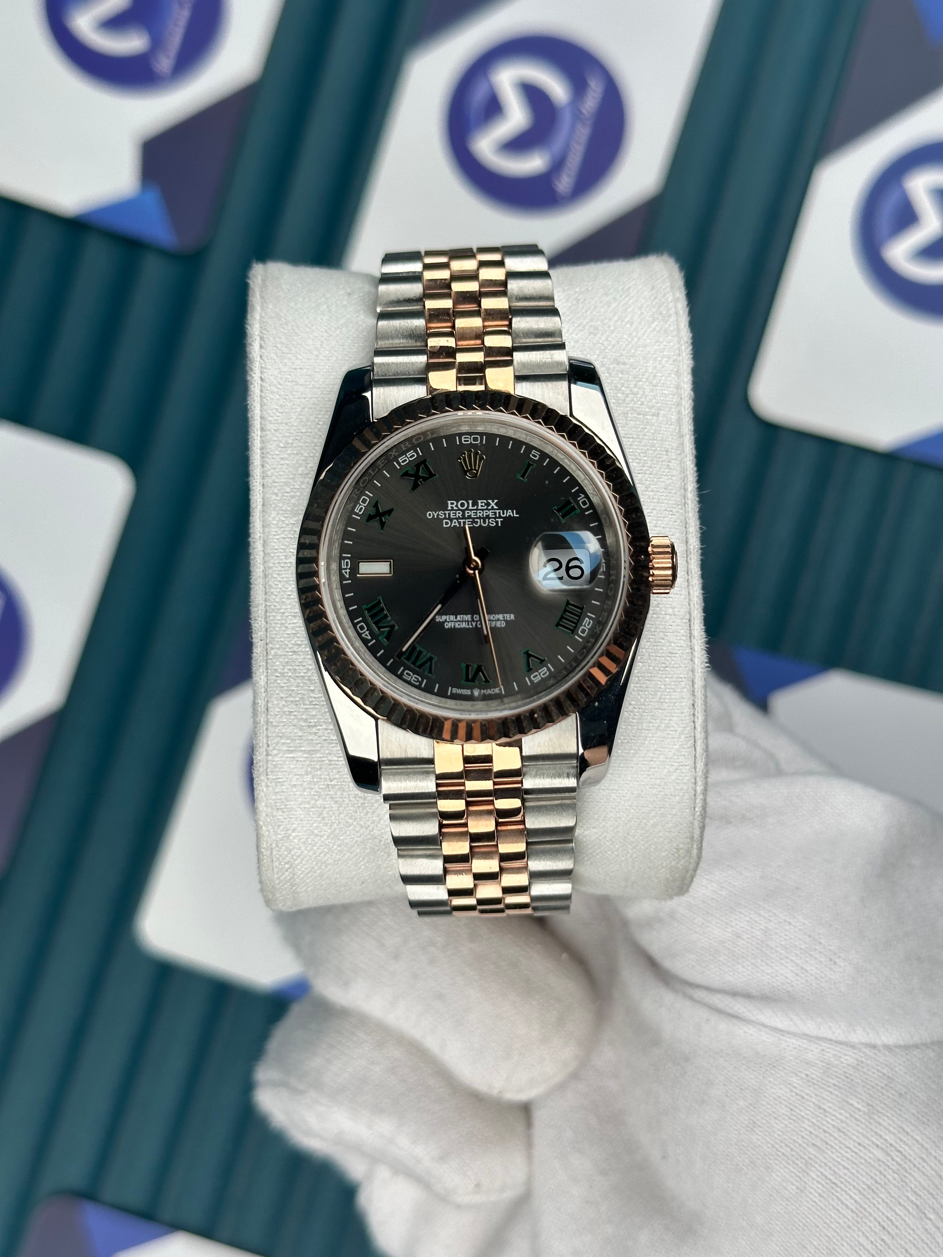 ROLEX ARDUVAZ ROSE-SILVER JUBILEE