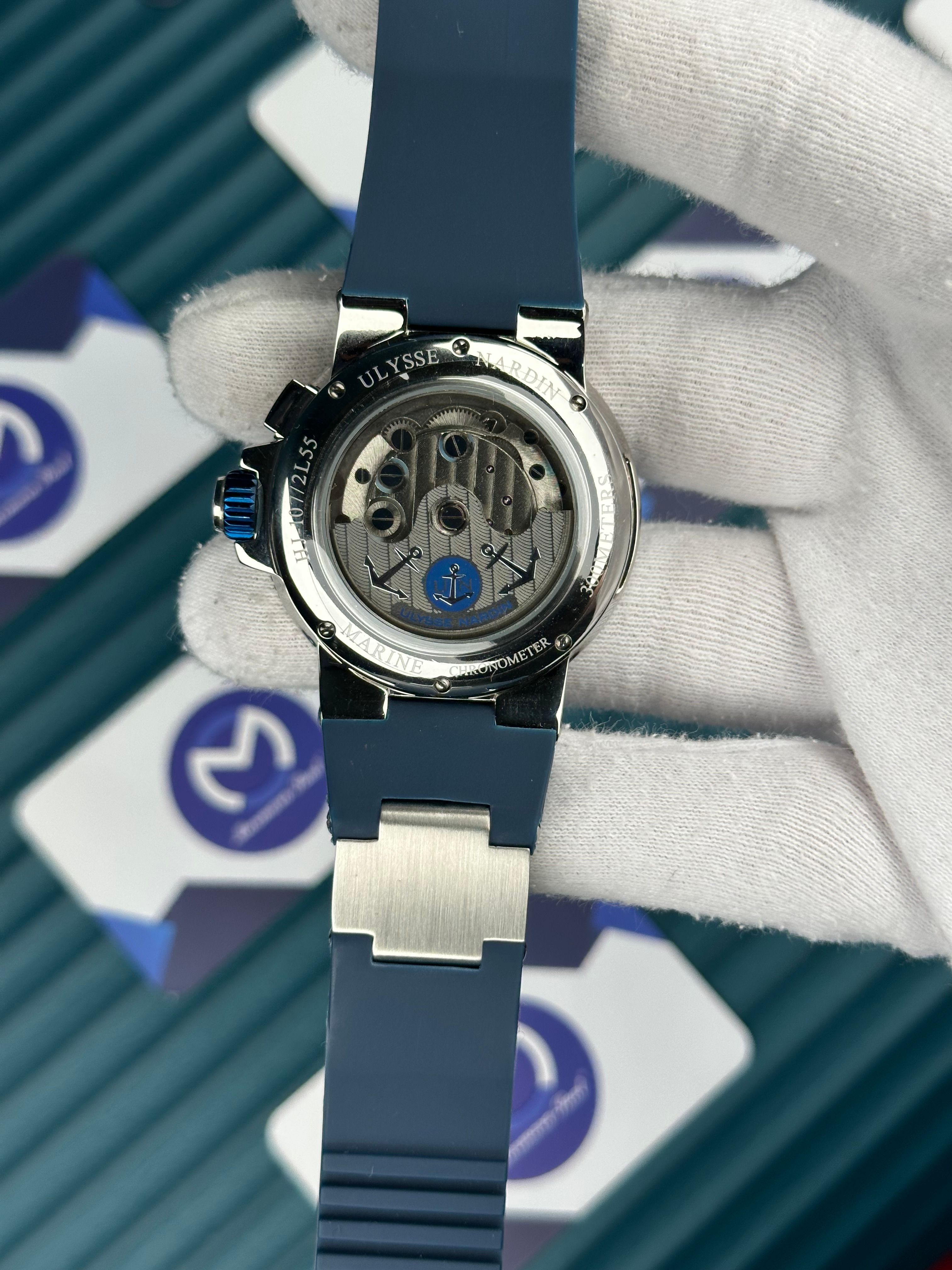 Ulysse Nardin Marine Blue Cord Desert Dial Torubillon