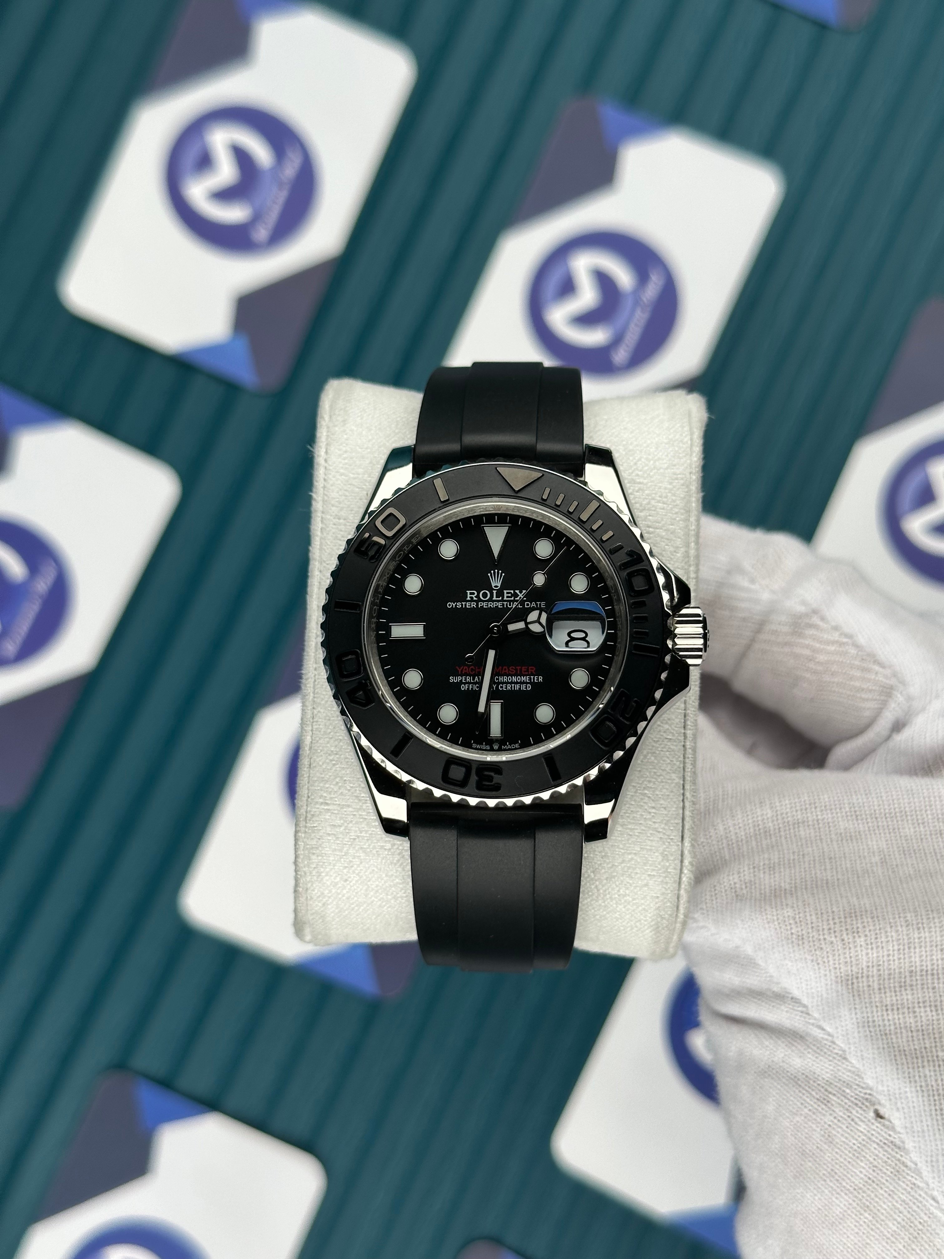 ROLEX YACHT-MASTER BLACK OYSTERFLEX