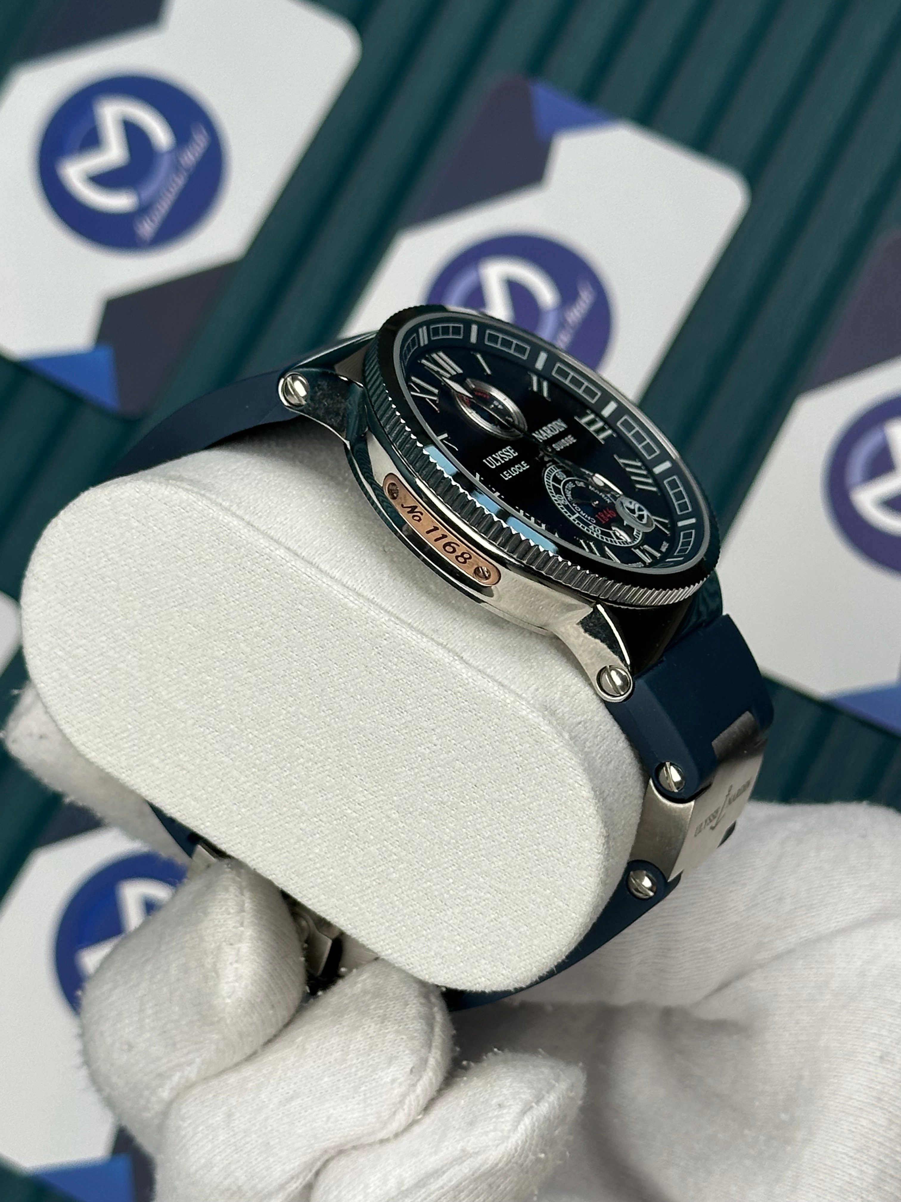 Ulysse Nardin Blue Dial And Cord Chronometer Automatic