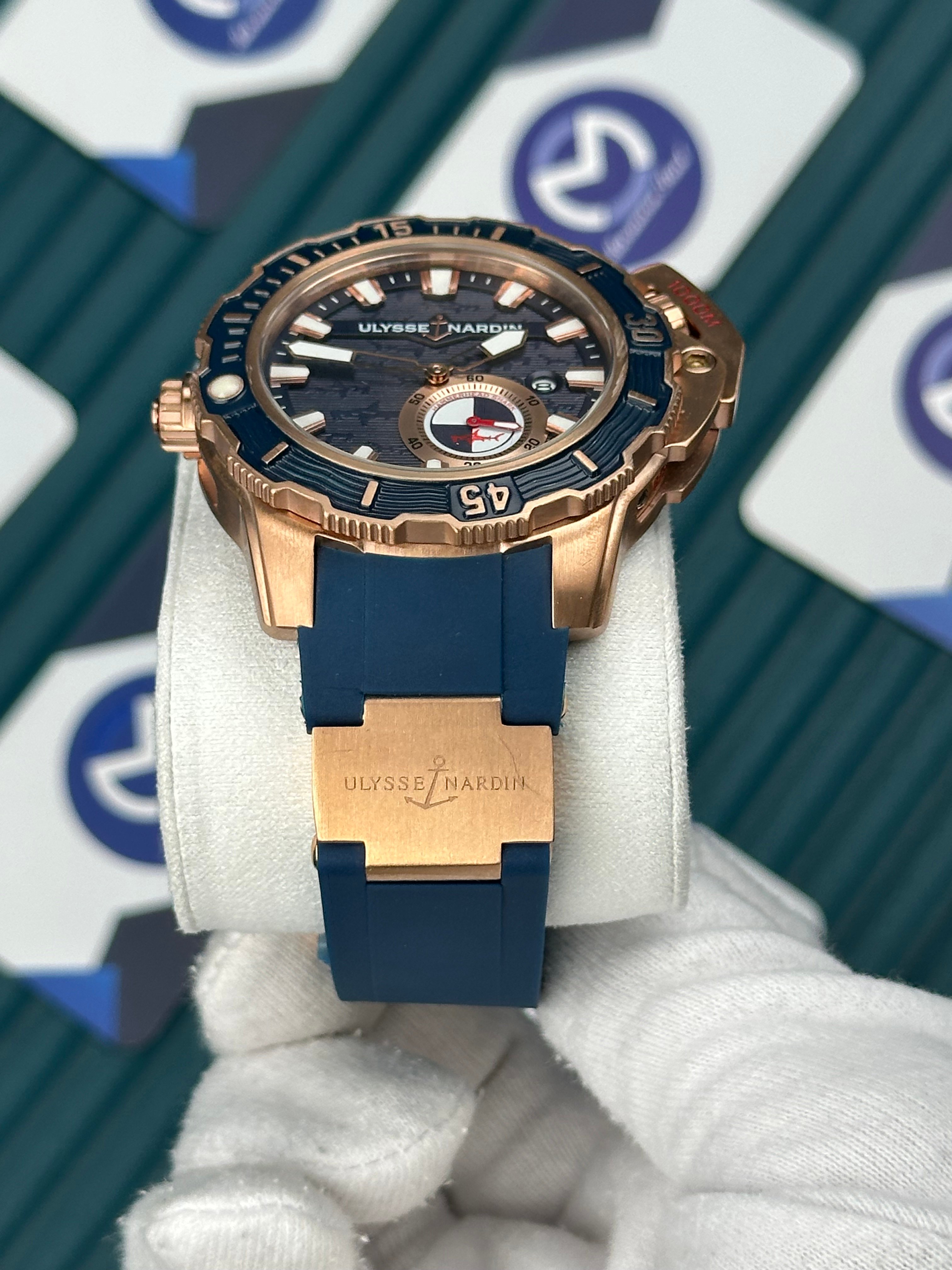 Ulysse Nardin Hammerhead Shark Rose Case Blue 
