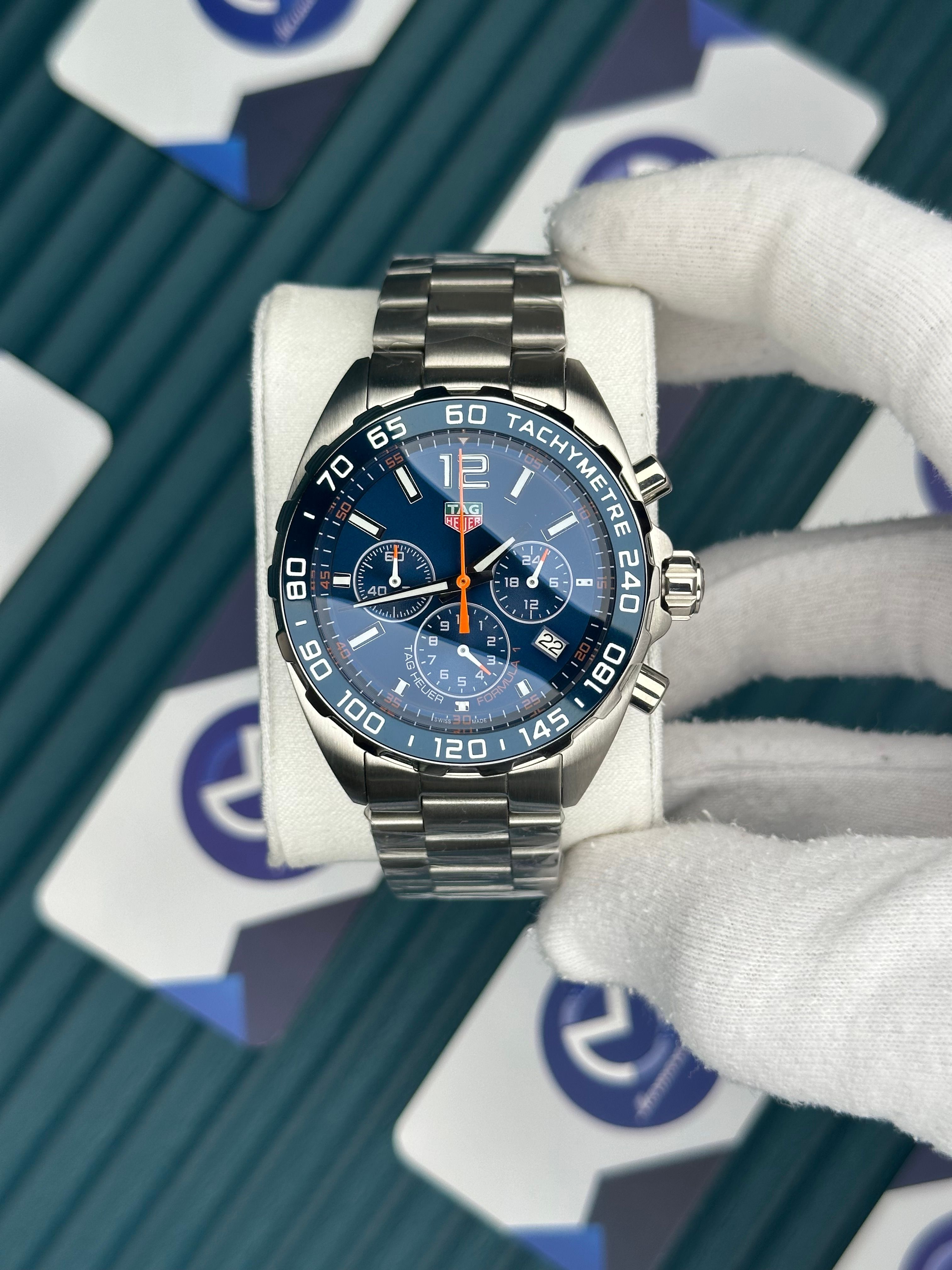 Tagheuer Formula 1 Tachymetre Fonksiyonlu Mavi Kadran