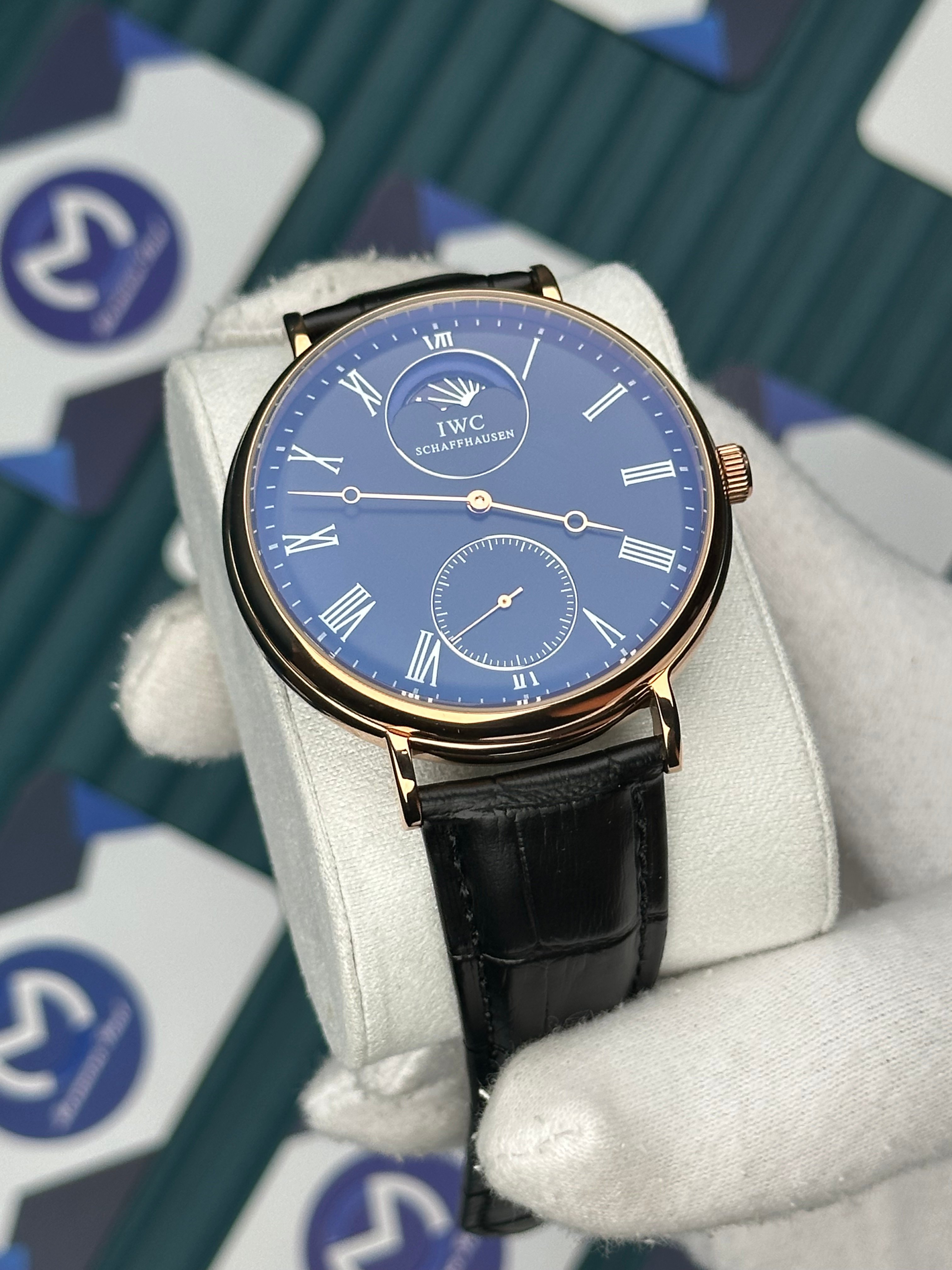 IWC Big Pilot Rose Case Chronometer And Moon 