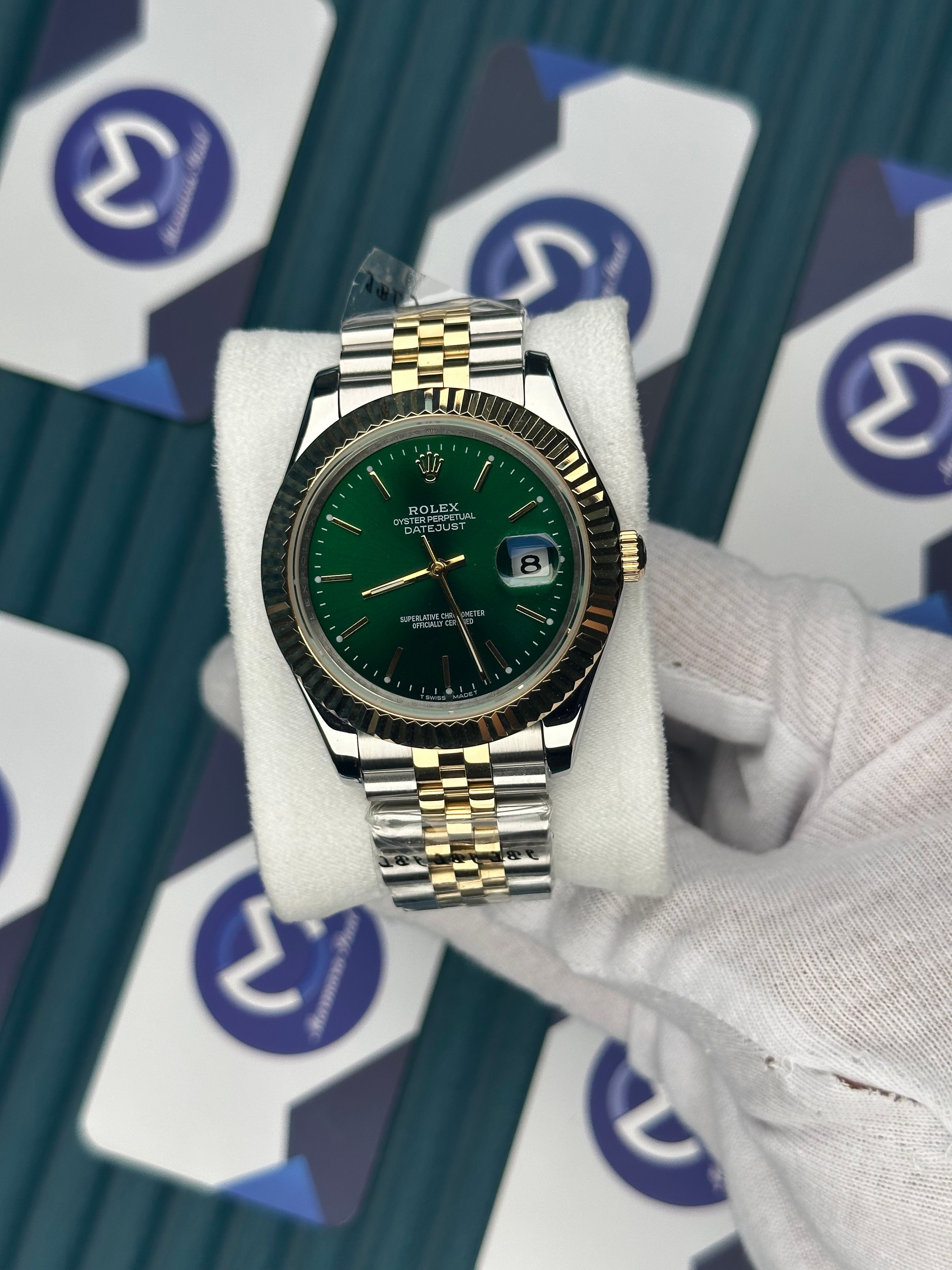 ROLEX DATEJUST GREEN DIAL NEW SEASON 