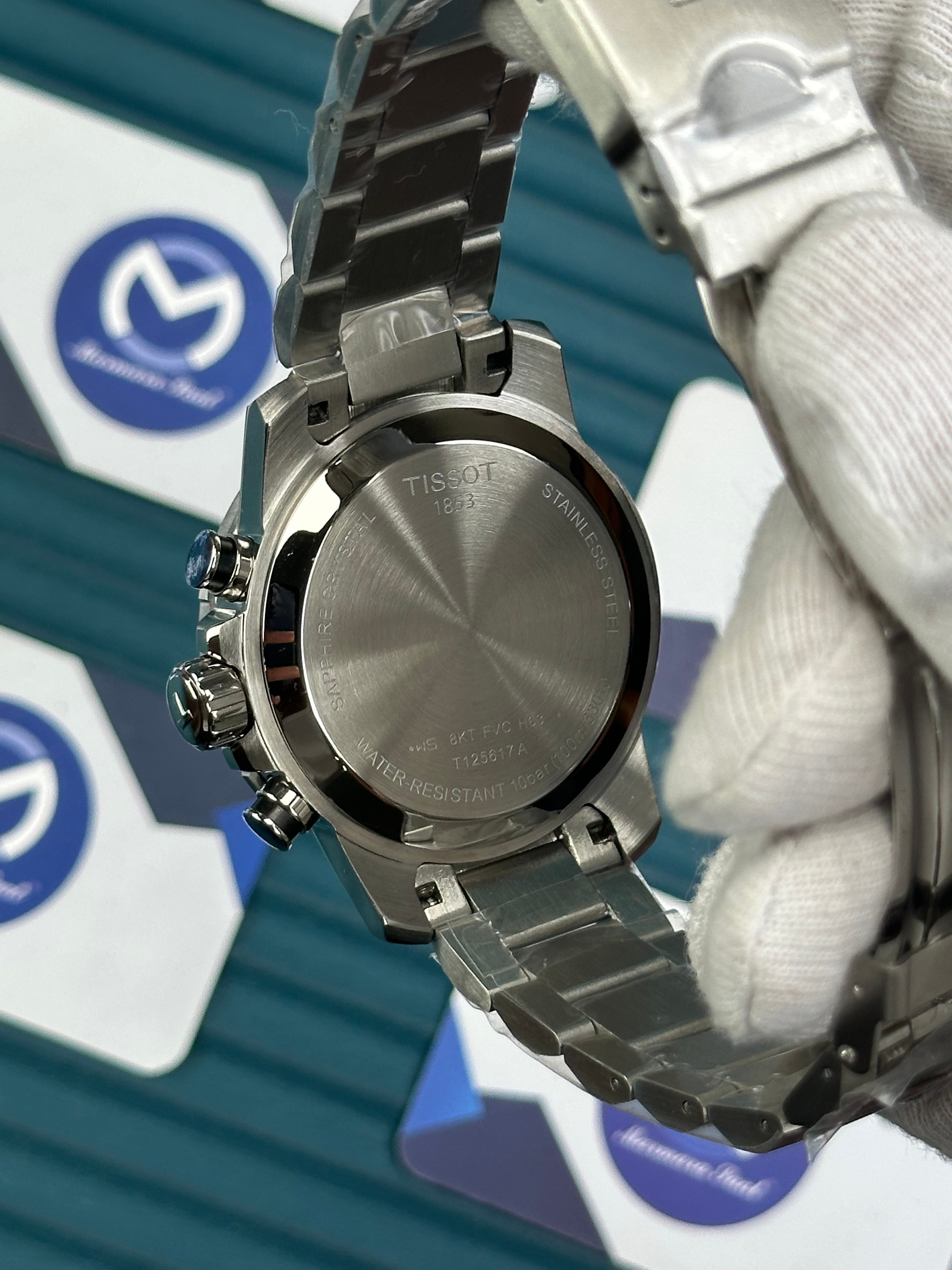 TISSOT SUPERSPORT CHRONO BLACK DIAL SILVER