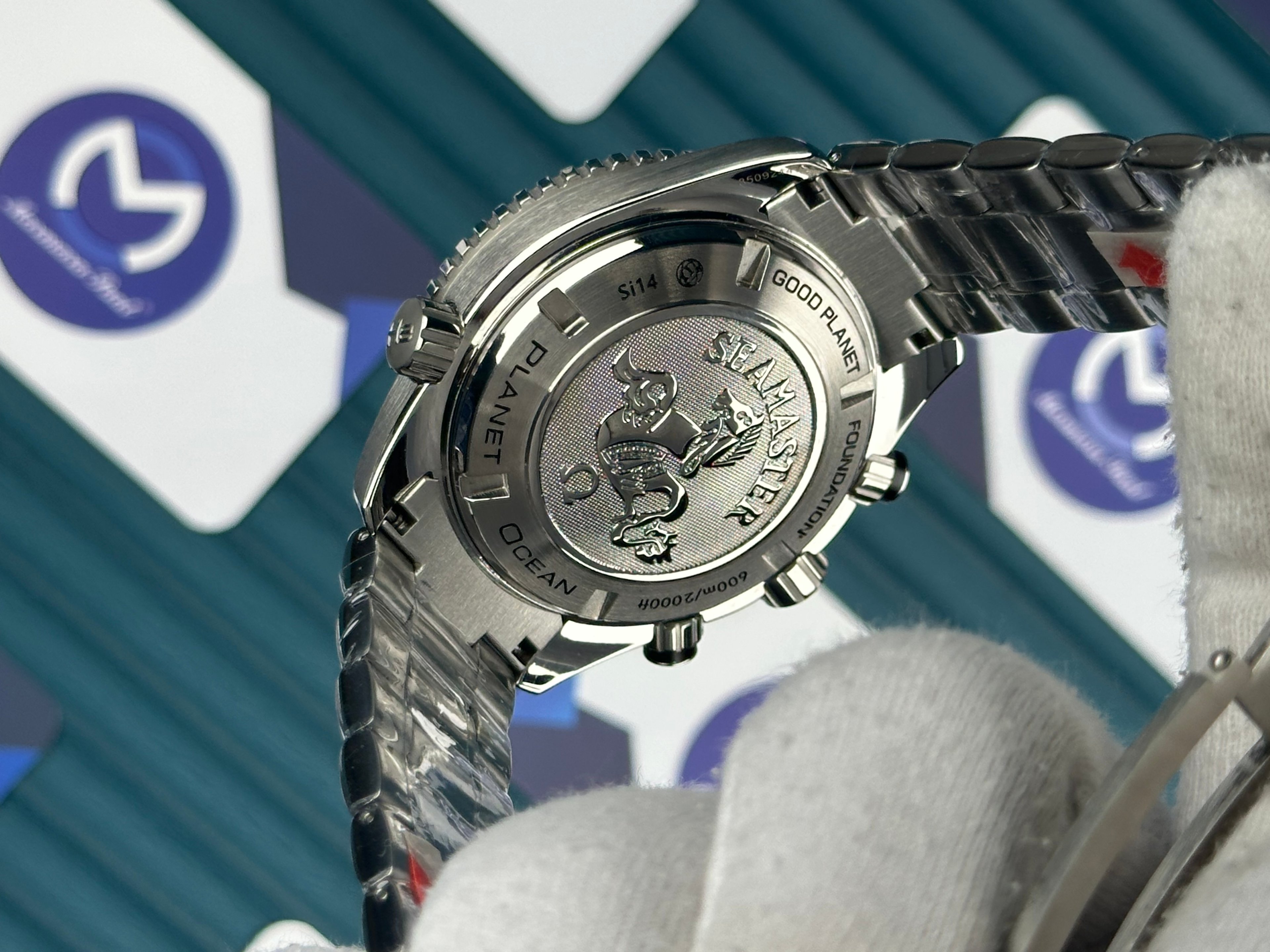 Omega Seamaster Planet Ocean Turuncu Siyah Fonksiyonlu Gri Kadran