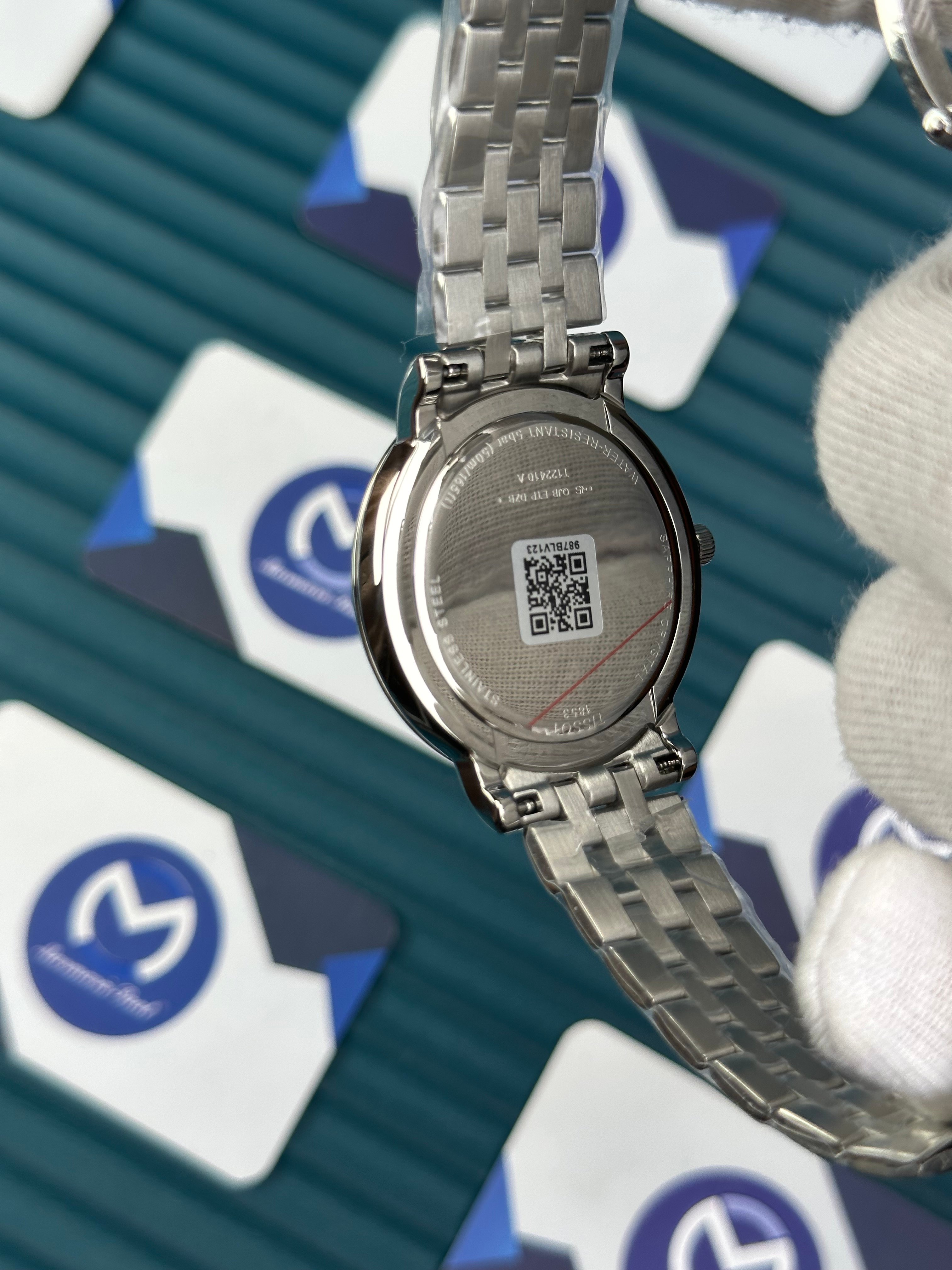 TISSOT CARSON PREMIUM GENT MOONPHASE SILVER