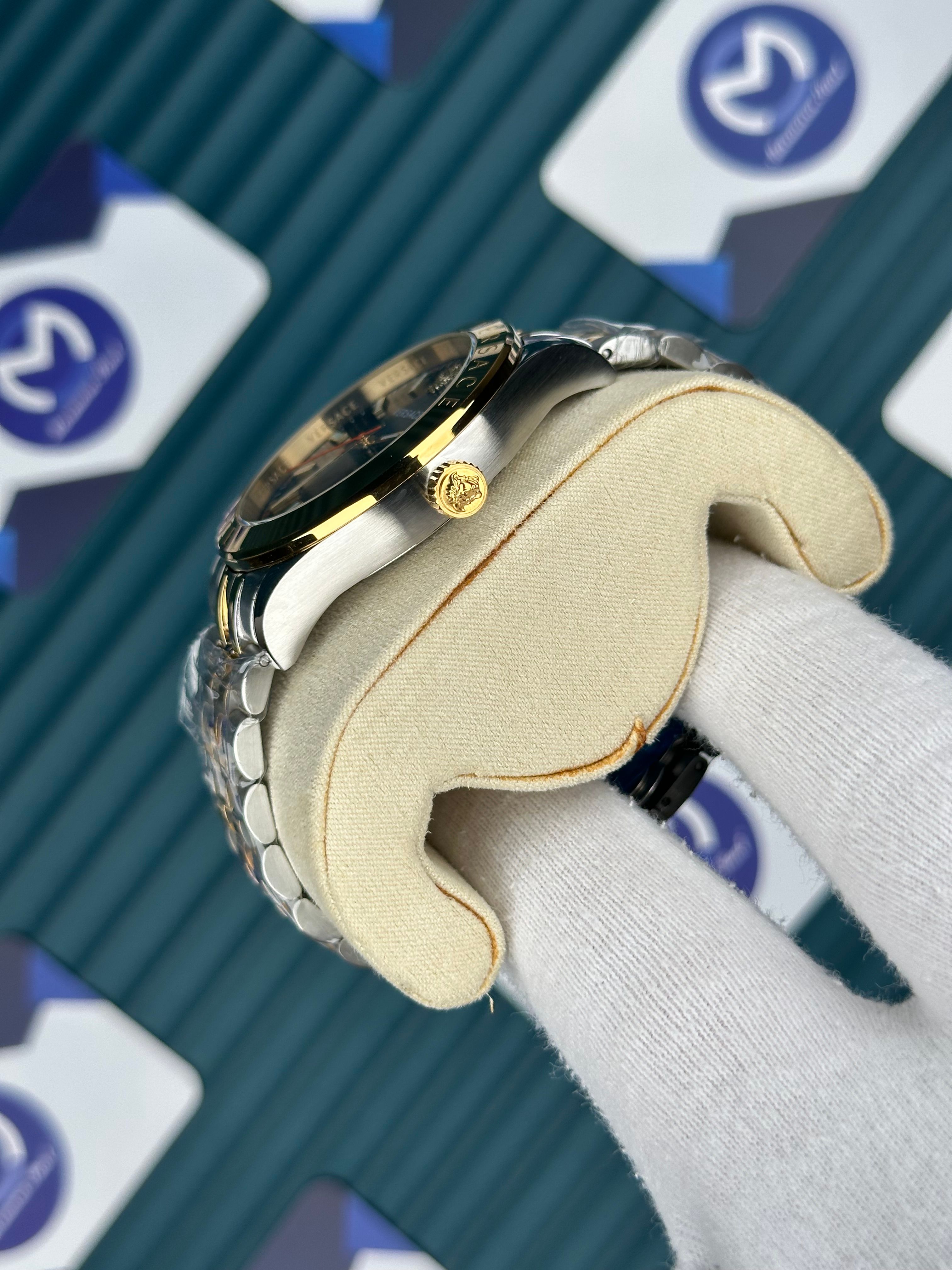 Versace Gold-Silver Jübile Beyaz Kadran