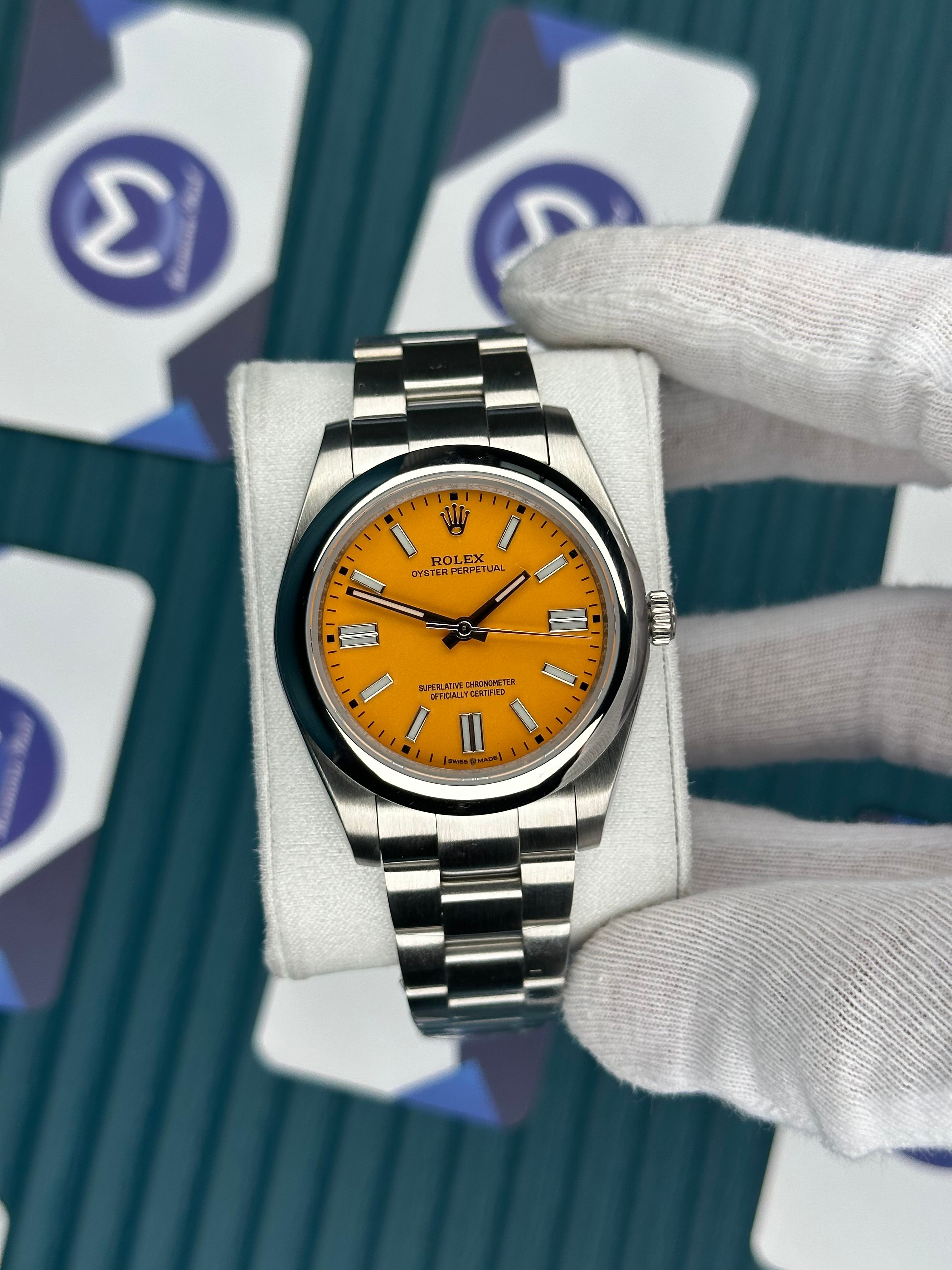 ROLEX OYSTER PERPETUAL YELLOW