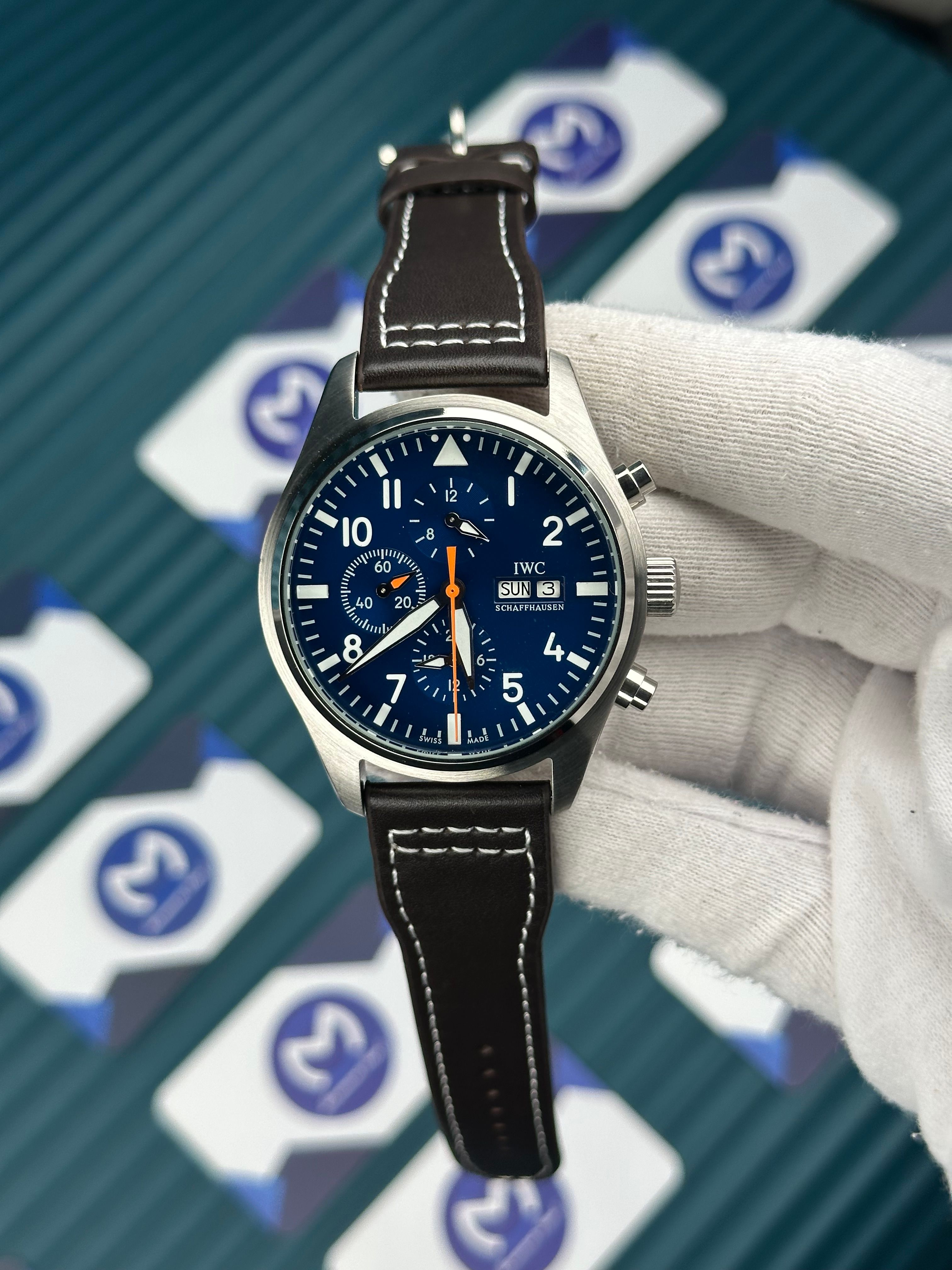 IWC SPECIAL EDITION BLUE ORANGE PILOT'S