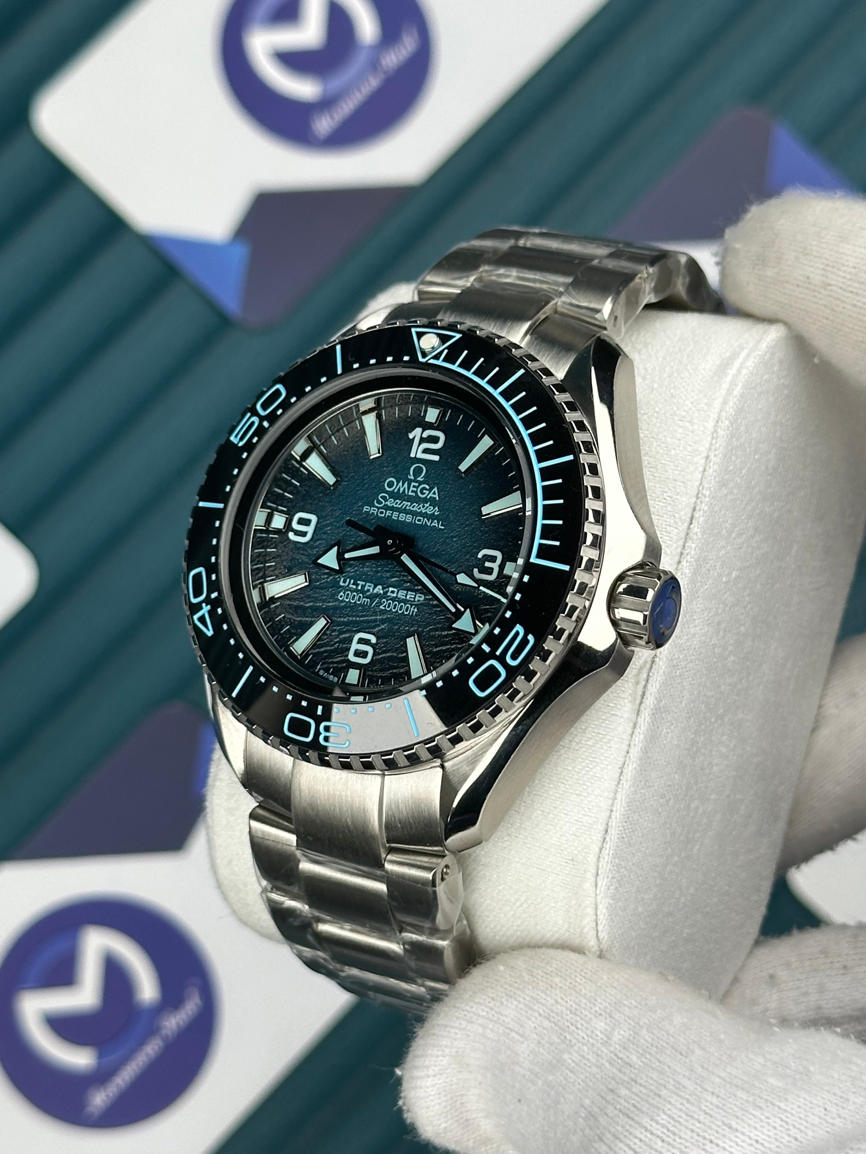 Omega Seamaster Planet Ocean Otomatik Diver Mavi
