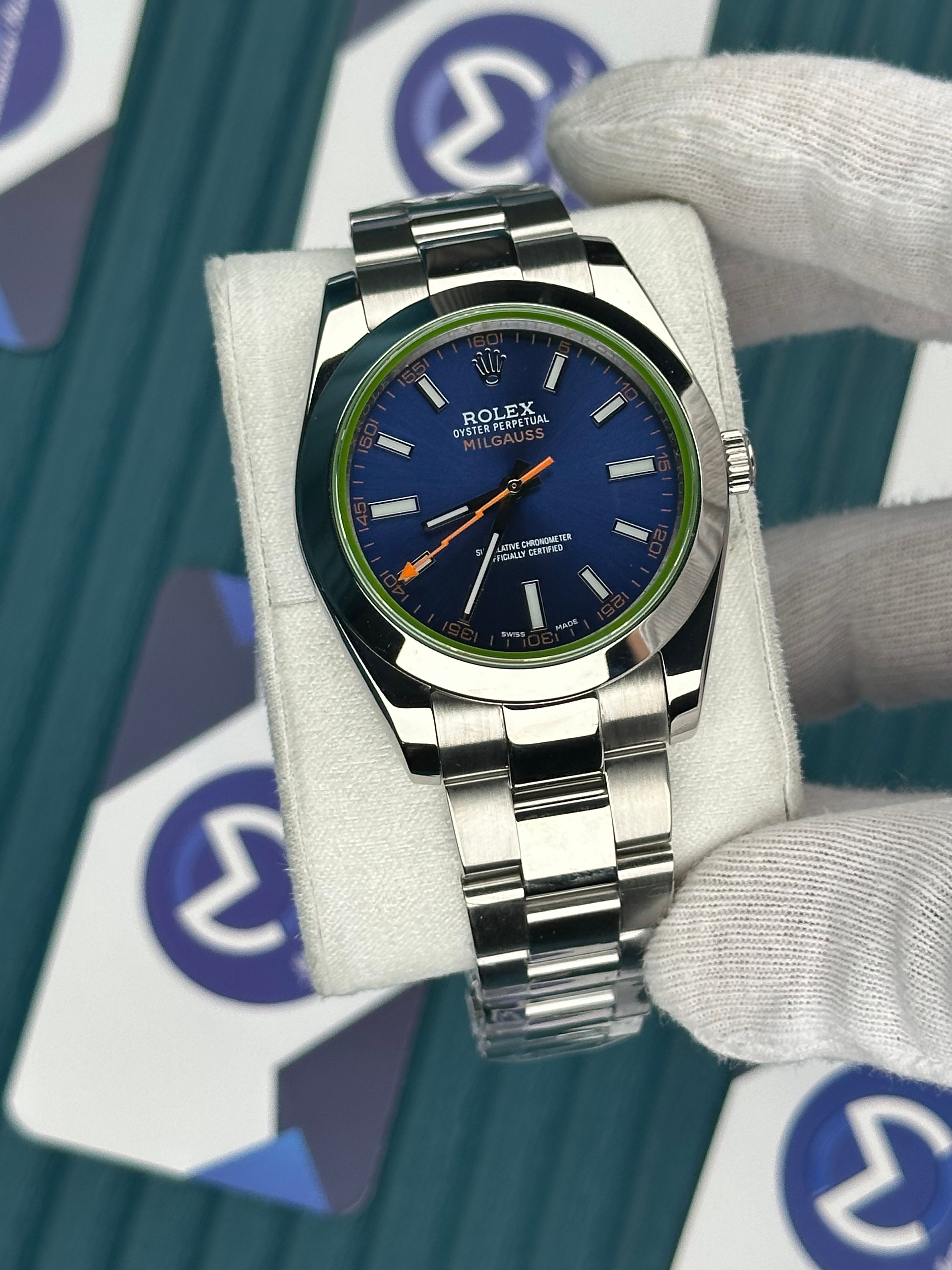ROLEX MILGAUS NEW BLUE DIAL