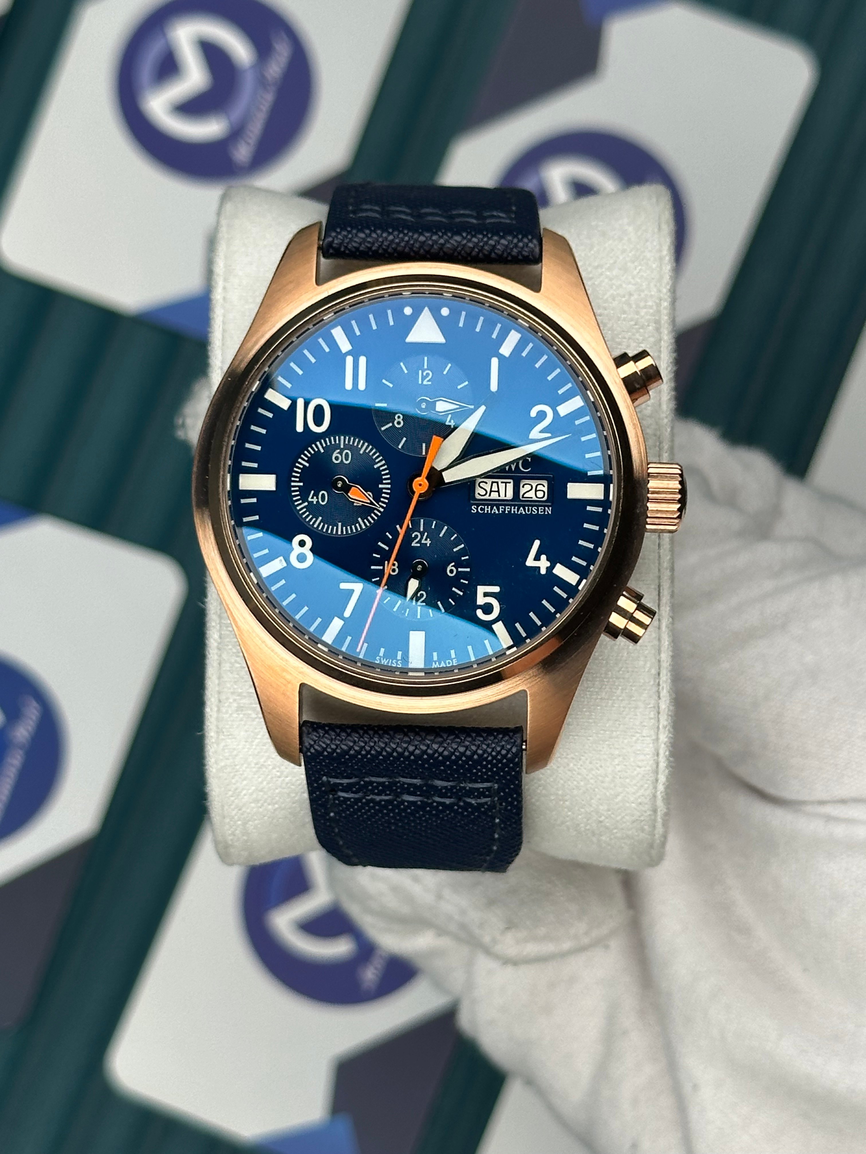 IWC Big Pilot Blue Chronograph Automatic