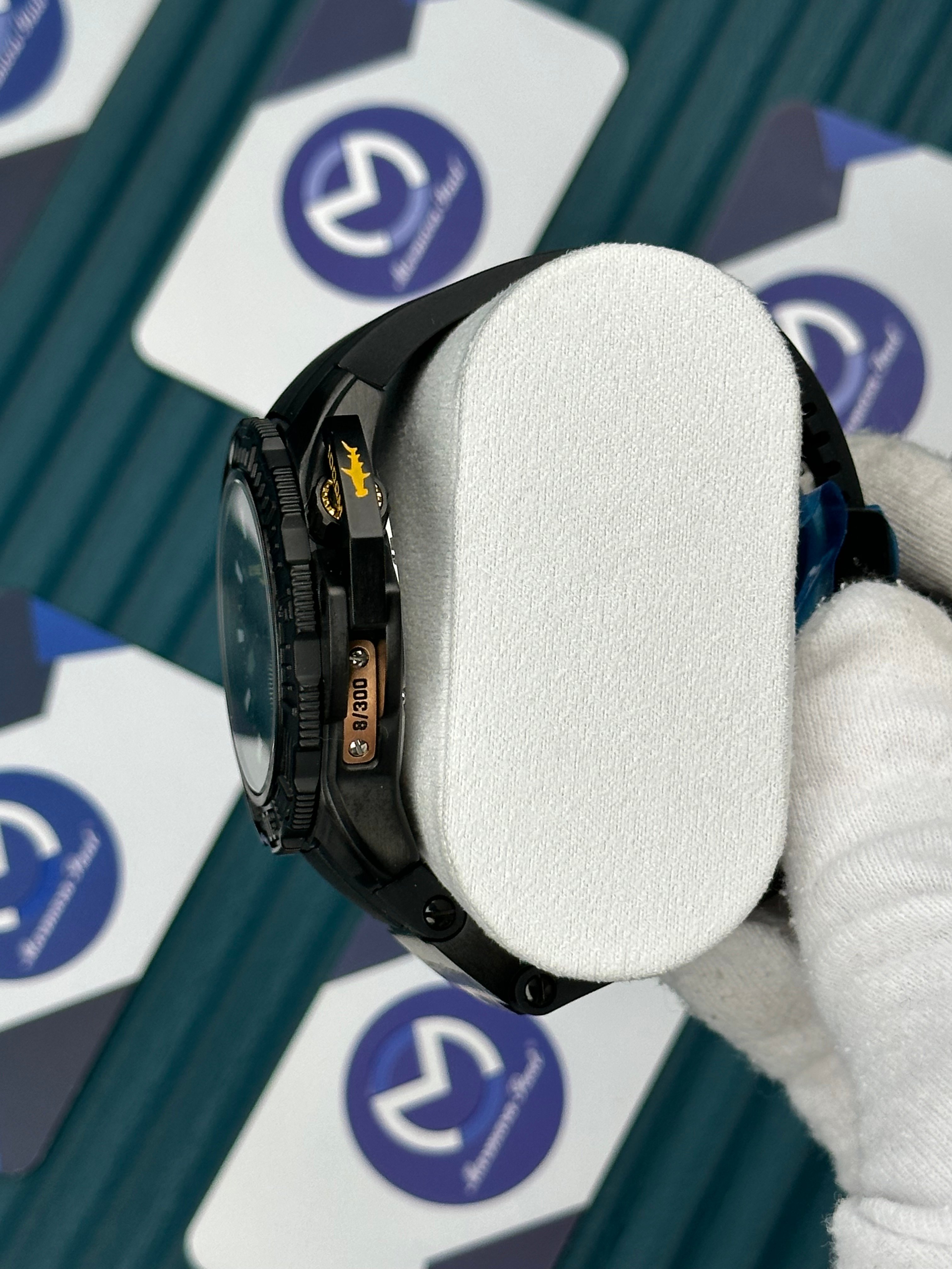 Ulysse Nardin Hammerhead Shark Black And Yellow Detail