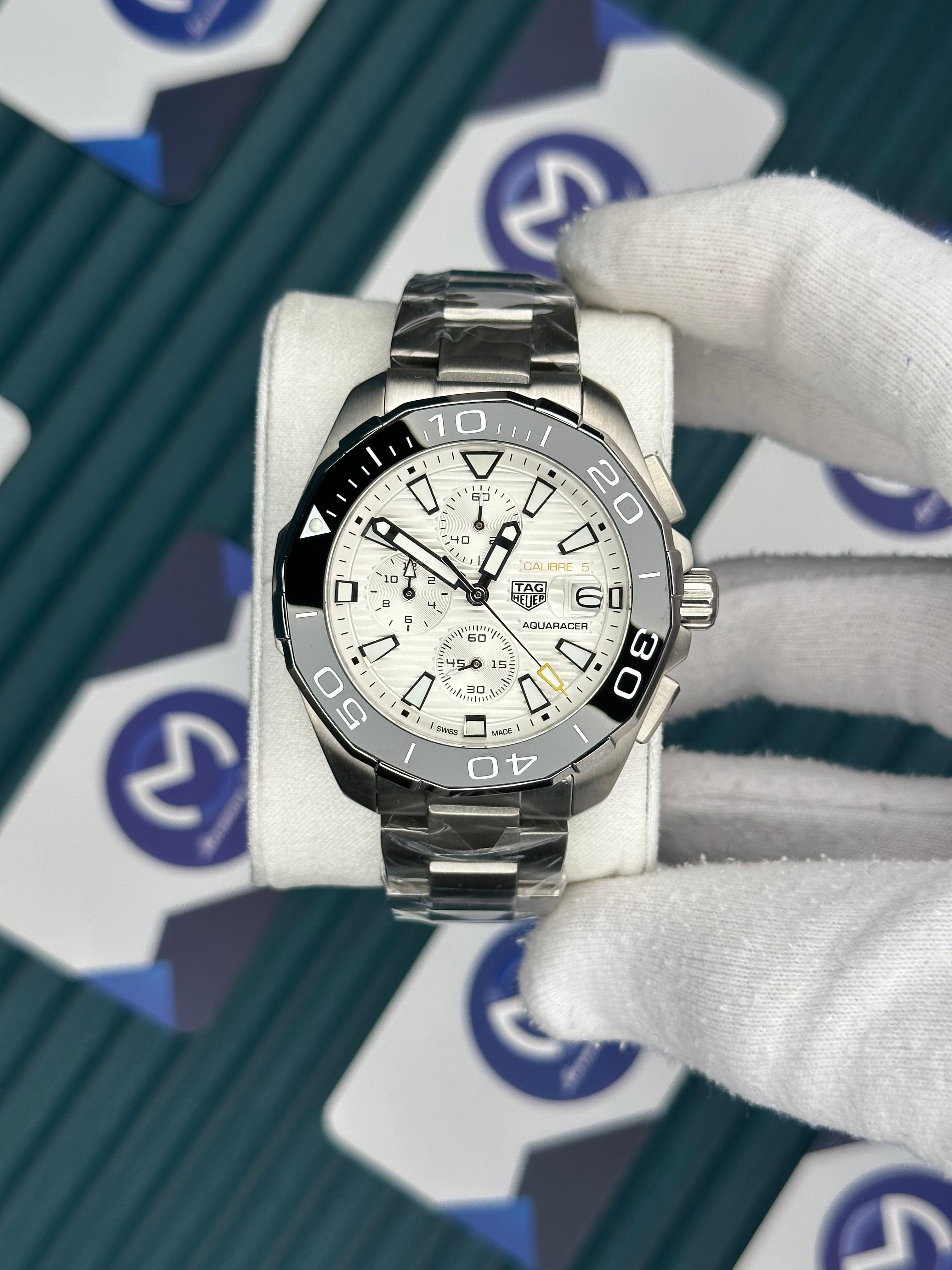 Tagheuer Aquaracer Beyaz Kadran Fonksiyonlu 