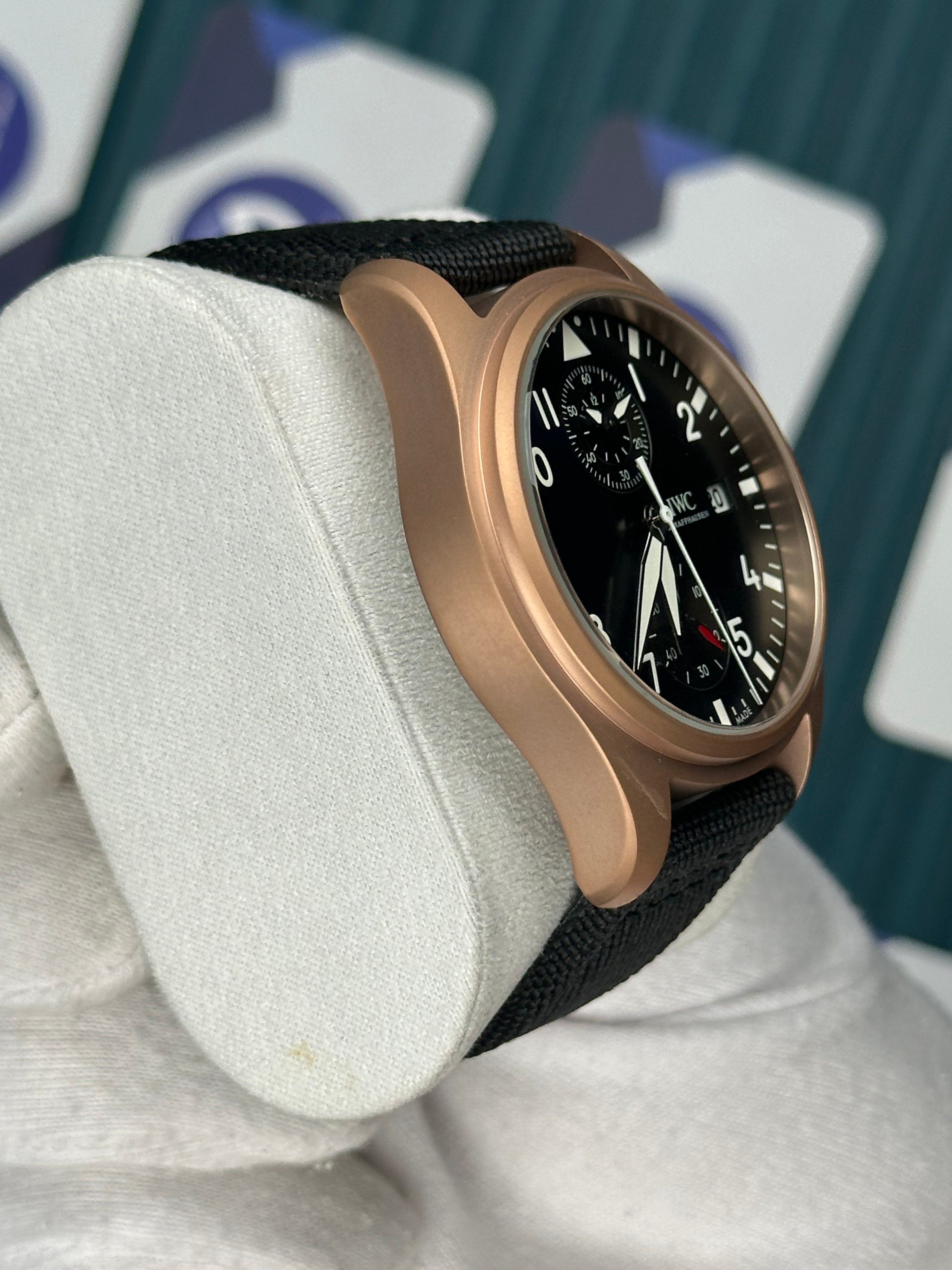 IWC Rose Kasa Siyah Bez Kordon