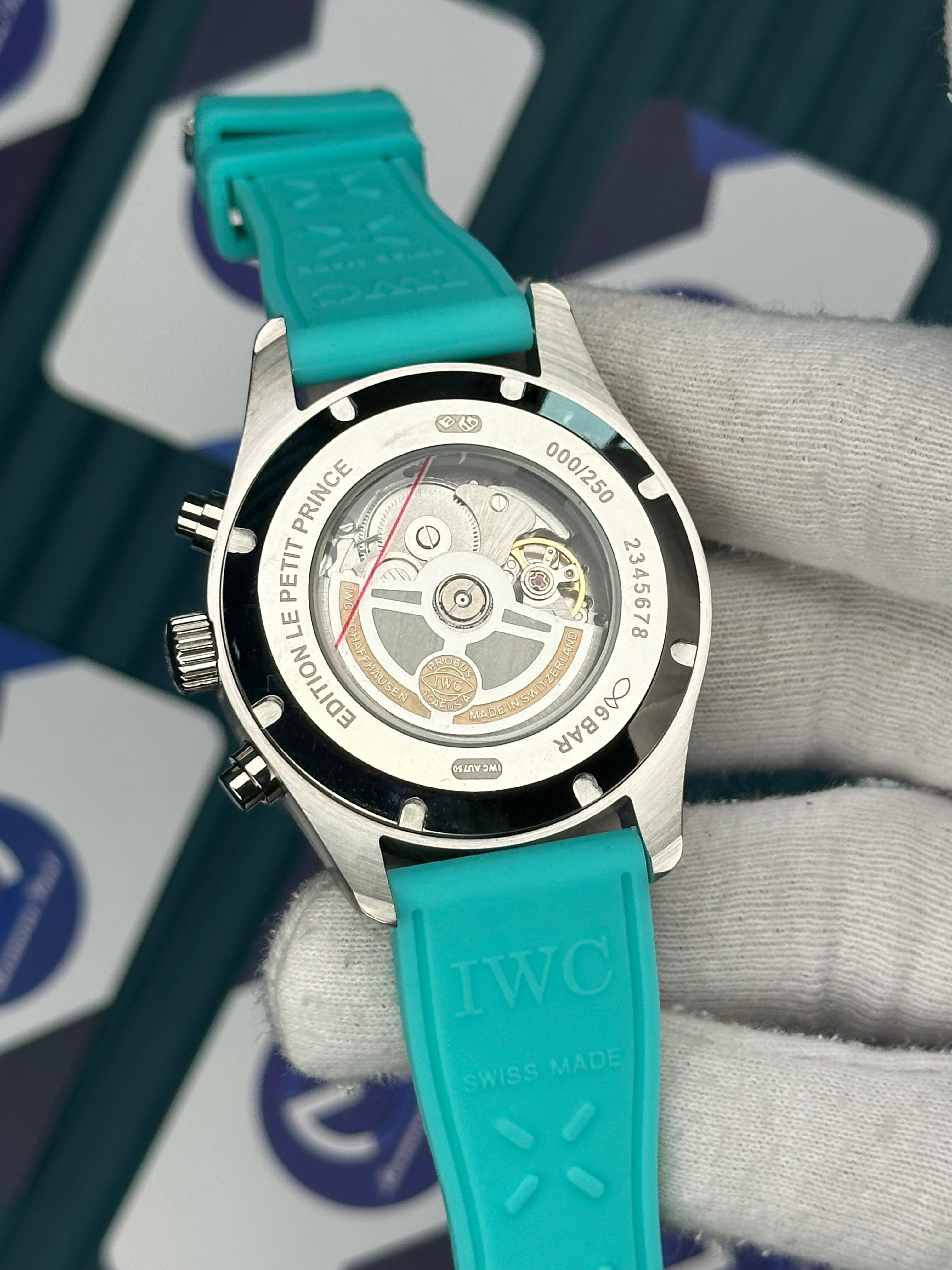 IWC MERCEDES AMG KAUÇUK TURKUAZ KORDON