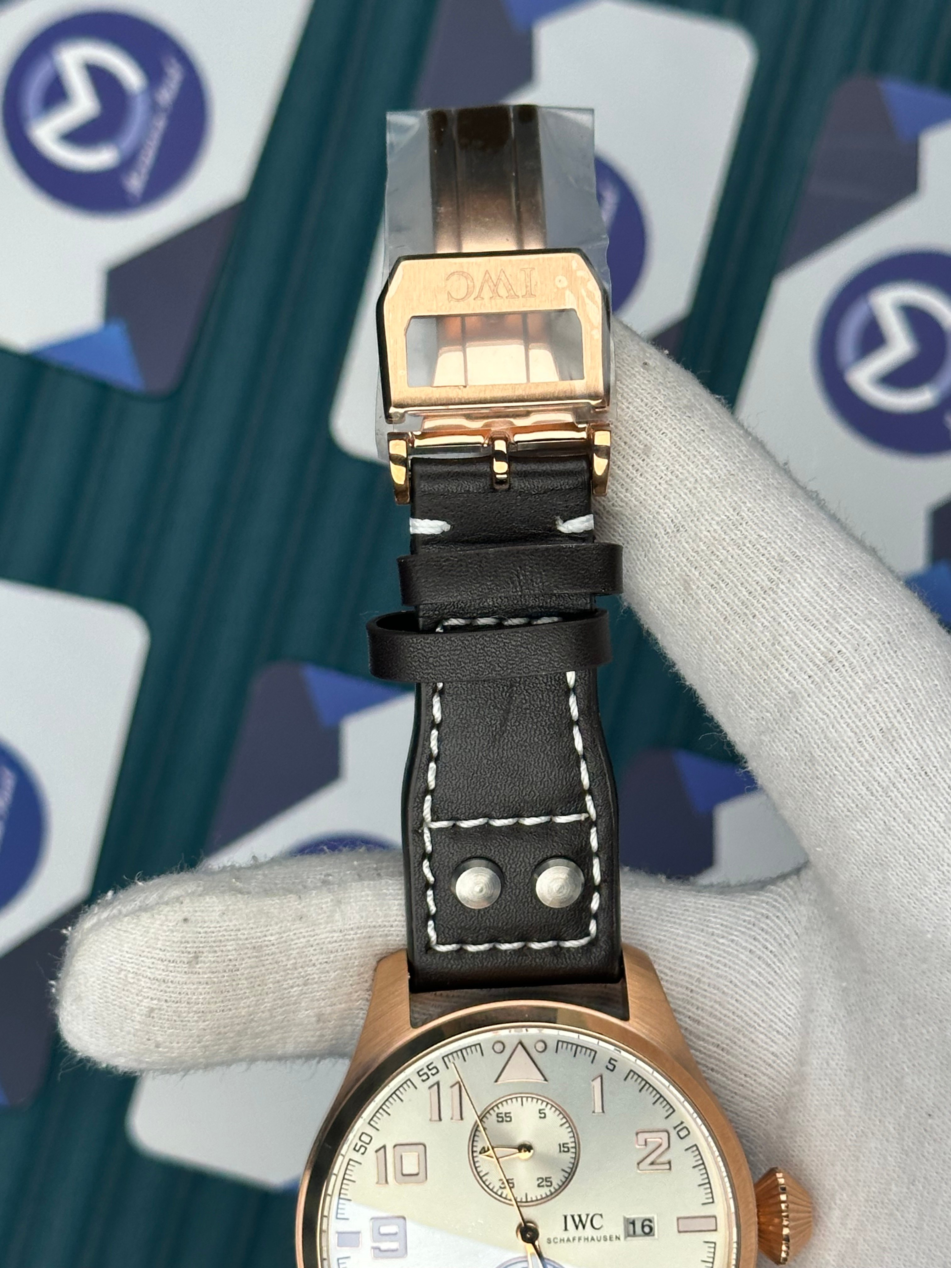 Iwc Schaffhausen White Dial Automatic Chronograph