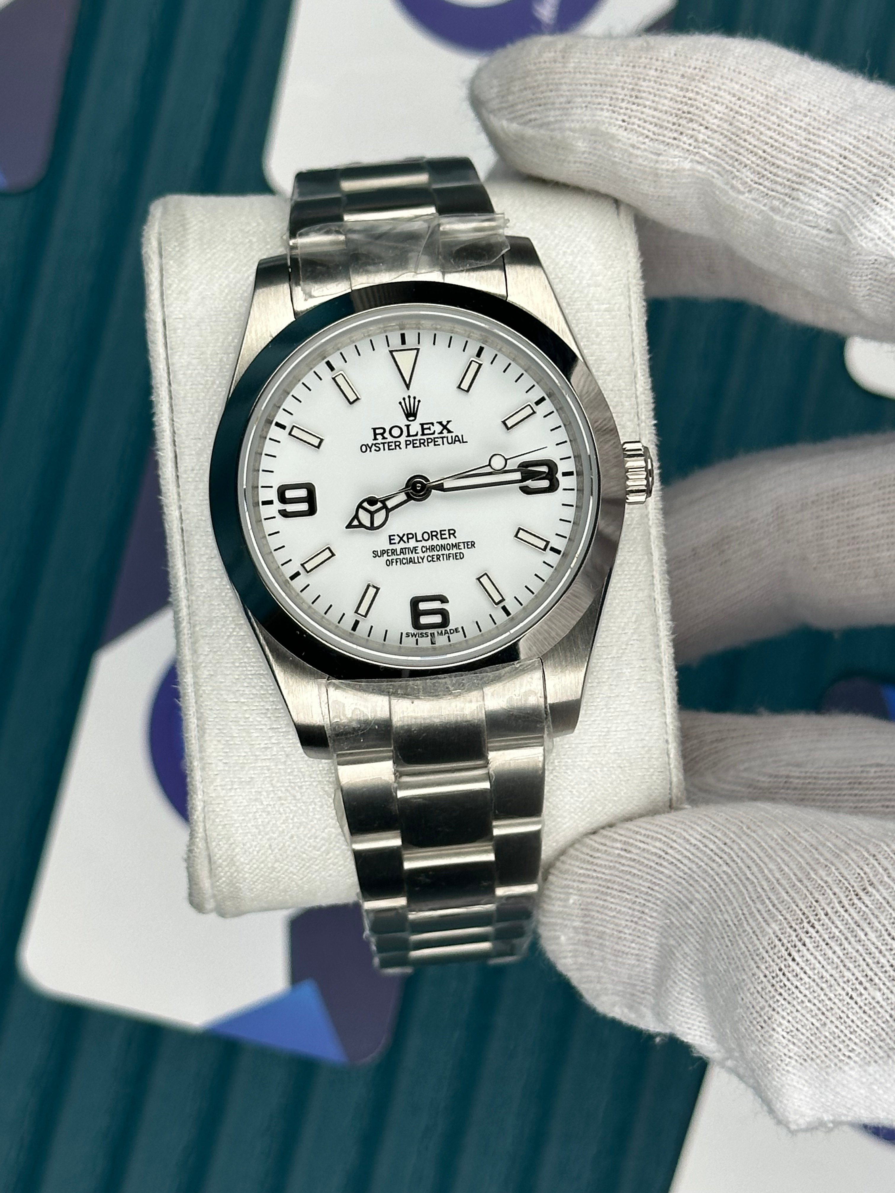 ROLEX EXPLORER WHITE DIAL