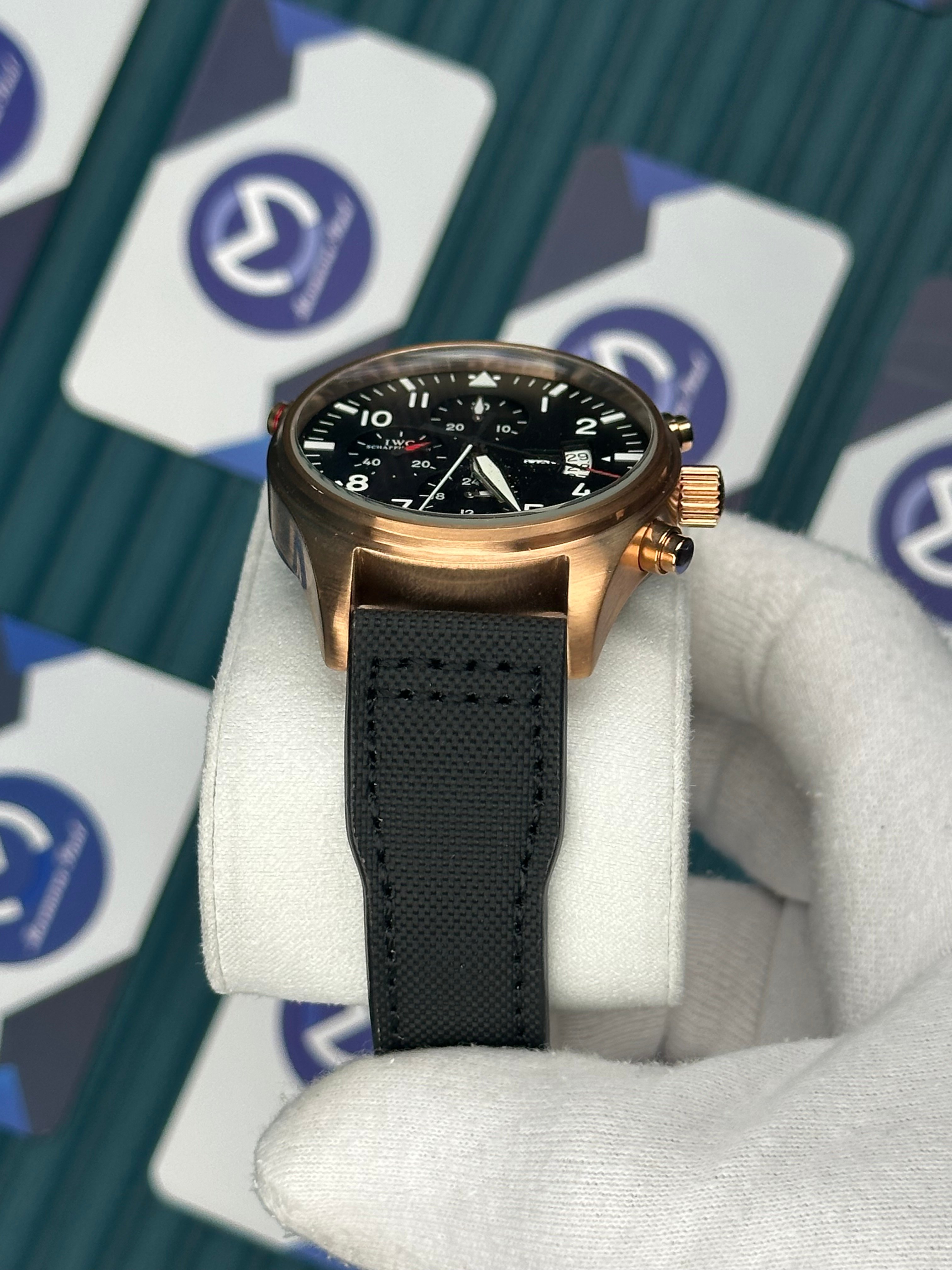Iwc Edition Le Petit Prince Rose Case Black Dial 
