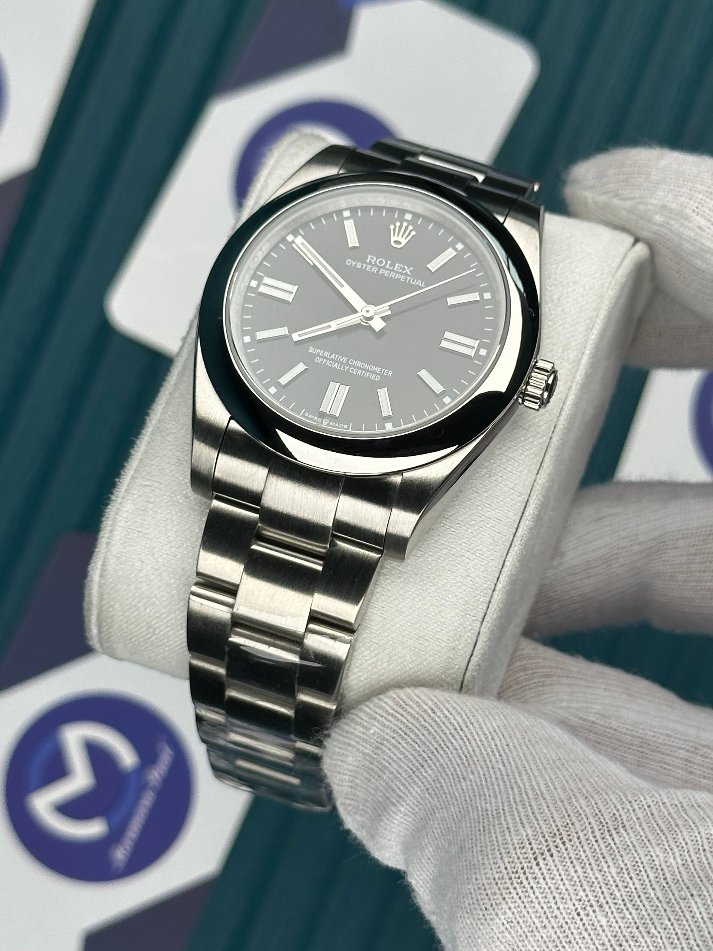 ROLEX OYSTER PERPETUAL BLACK