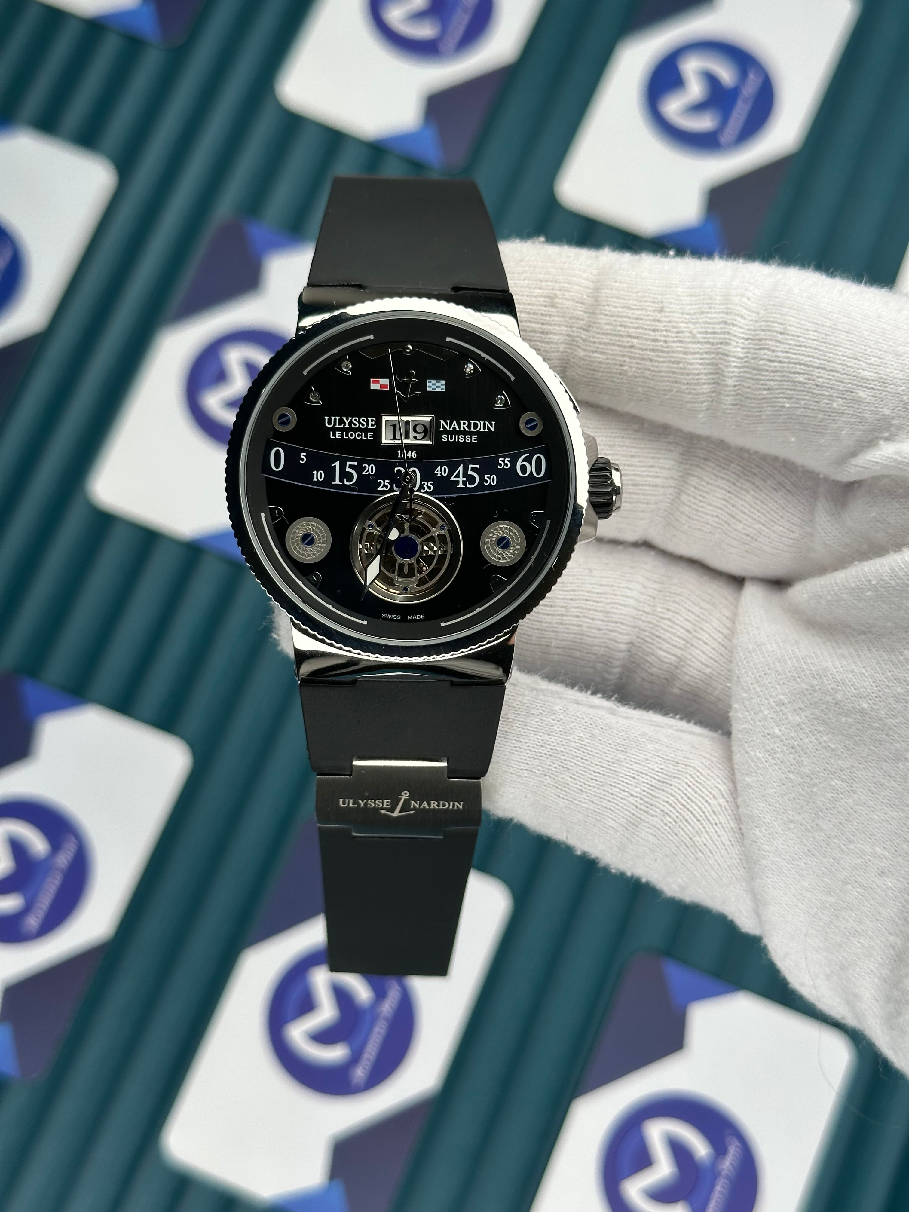 Ulysse Nardin Marine Black Tourbillon