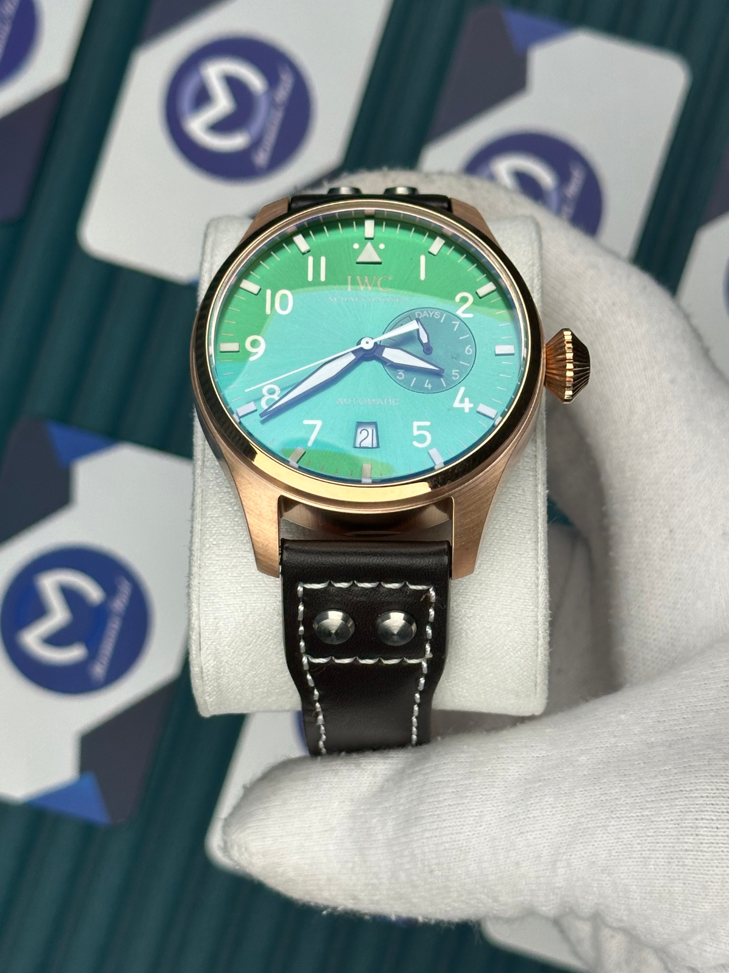 Iwc Schaffhausen Green Dial Chronometer Automatic