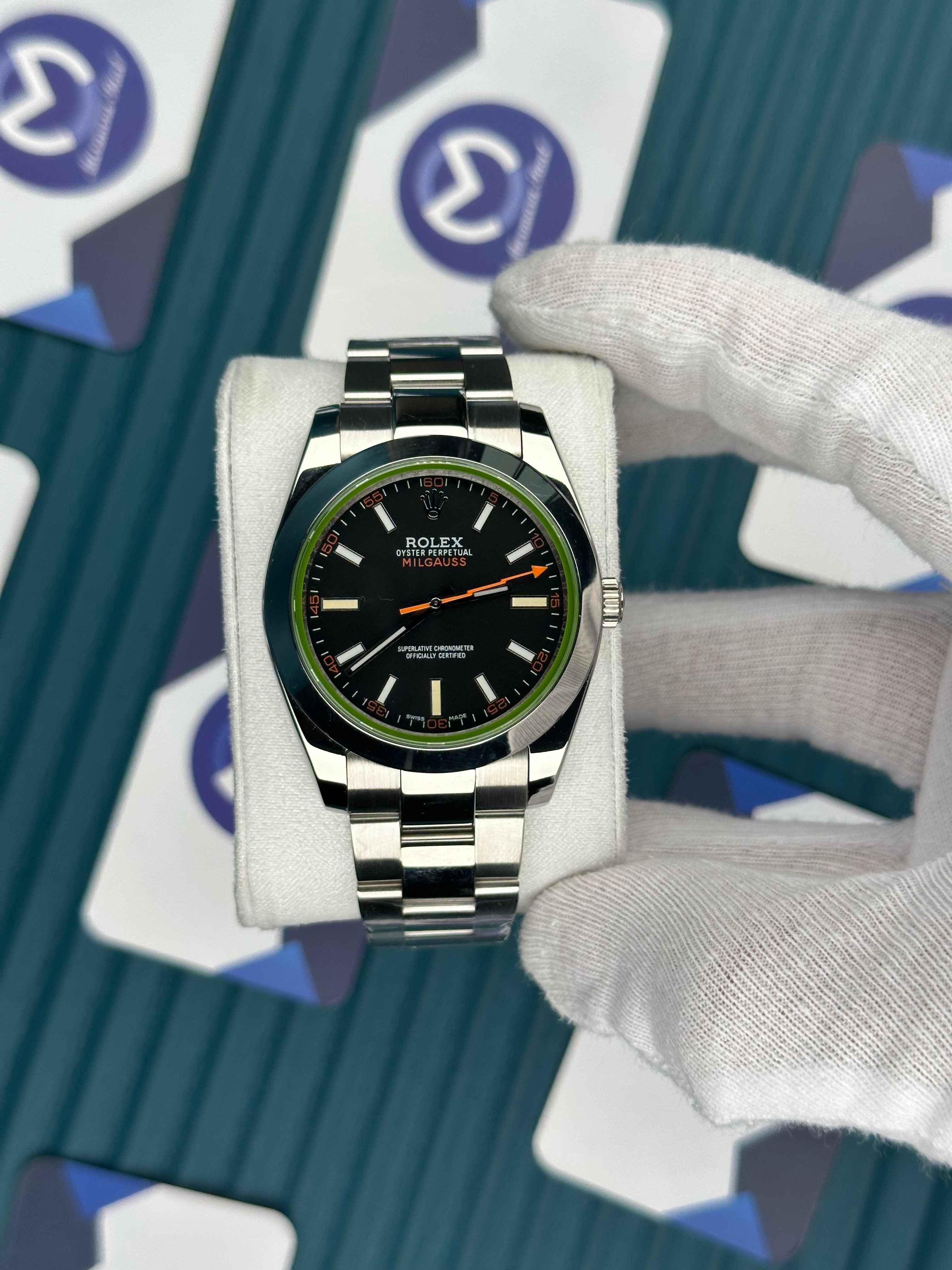 ROLEX MILGAUS BLACK DIAL