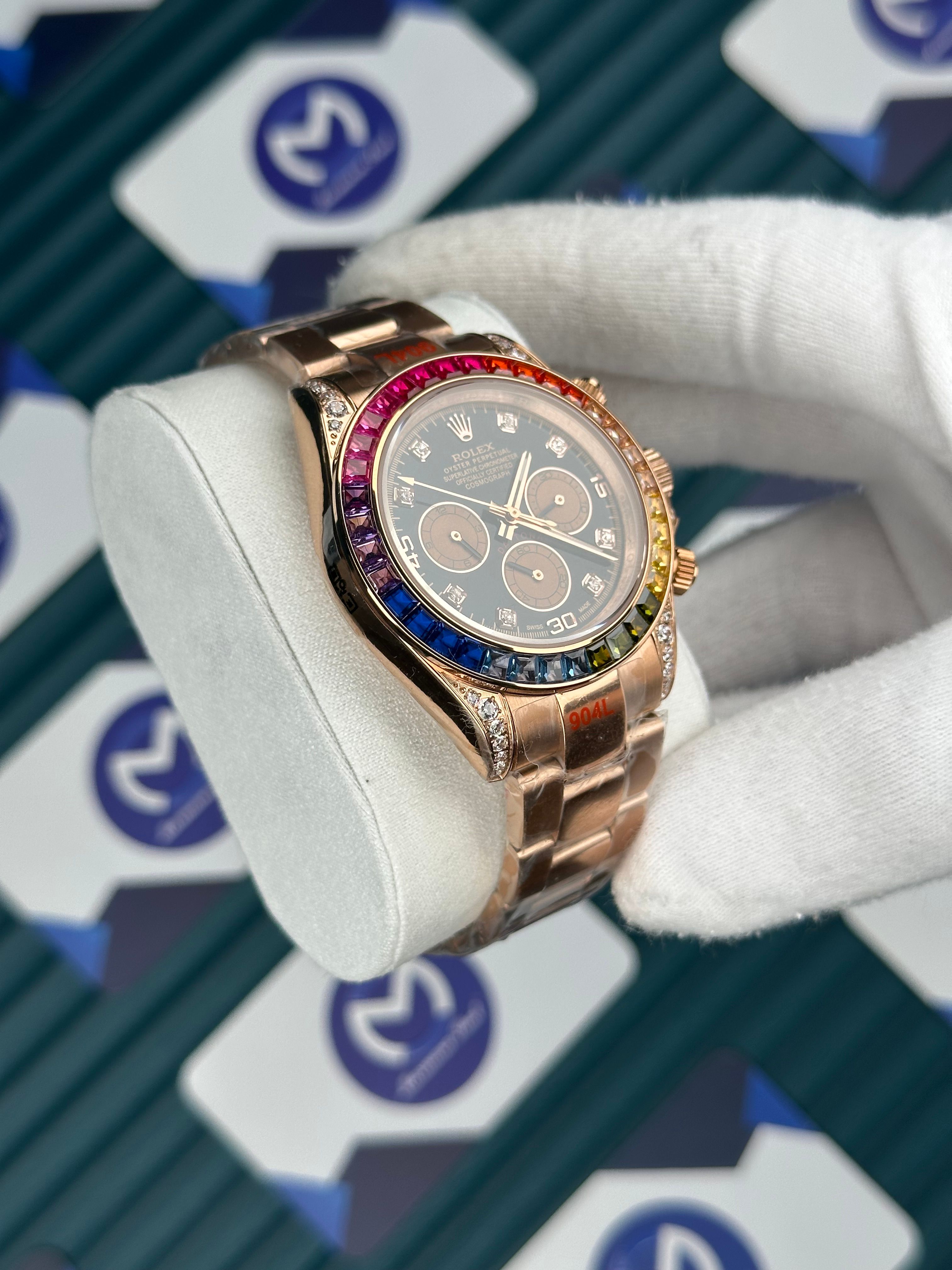 Rolex Rainbow Rose Gold 