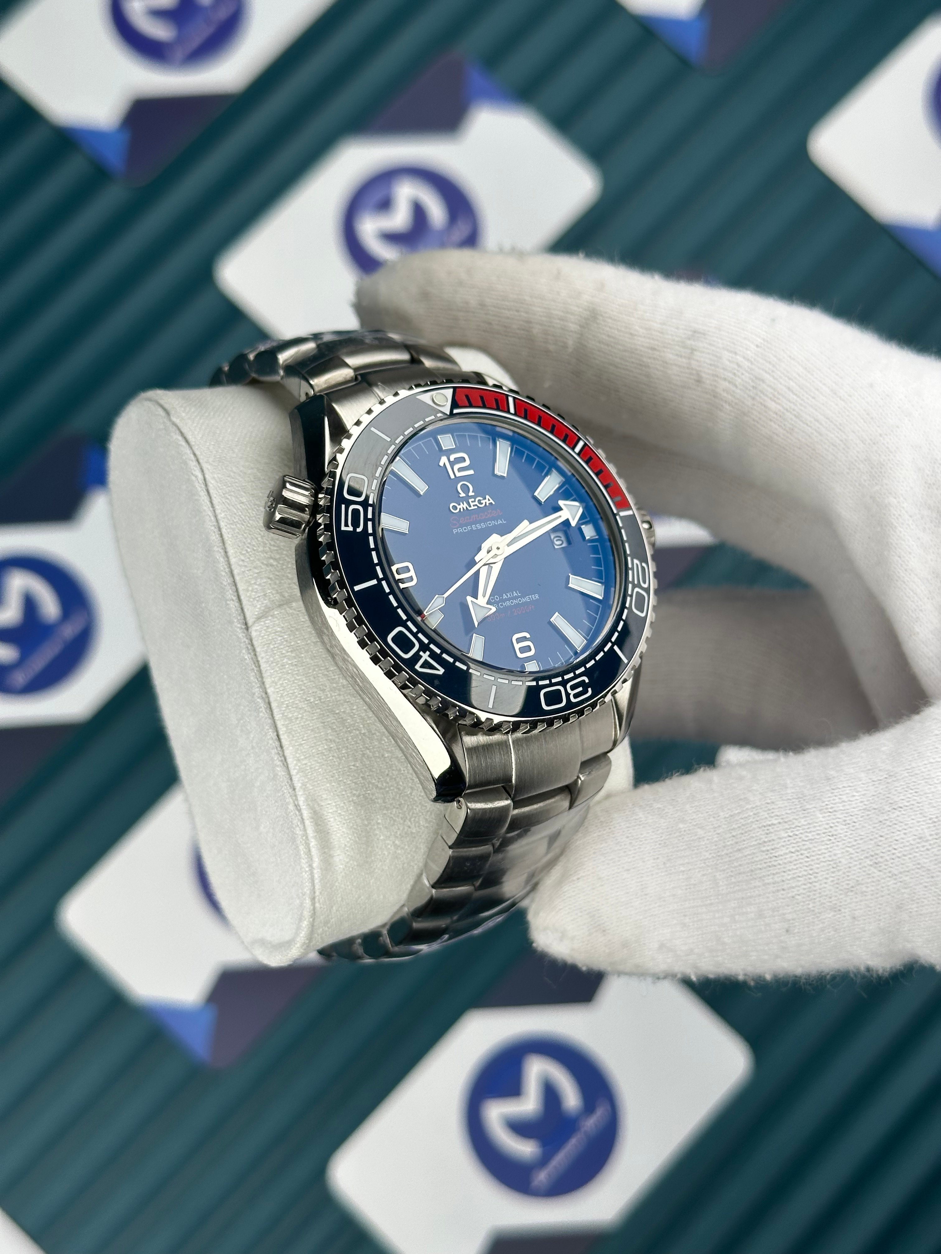 Omega Seamaster Planet Ocean Navy Mavi Kadran 