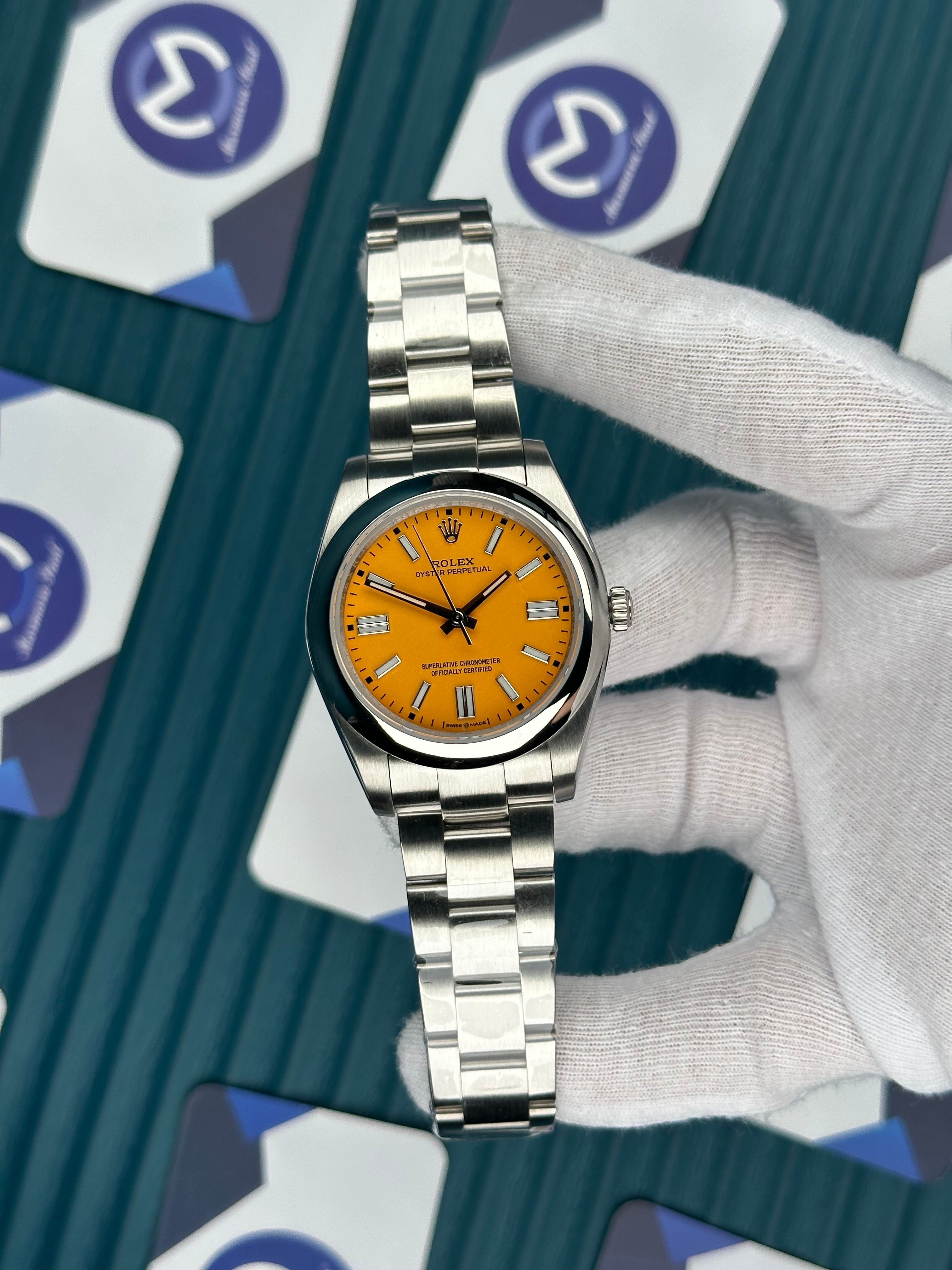 ROLEX OYSTER PERPETUAL YELLOW