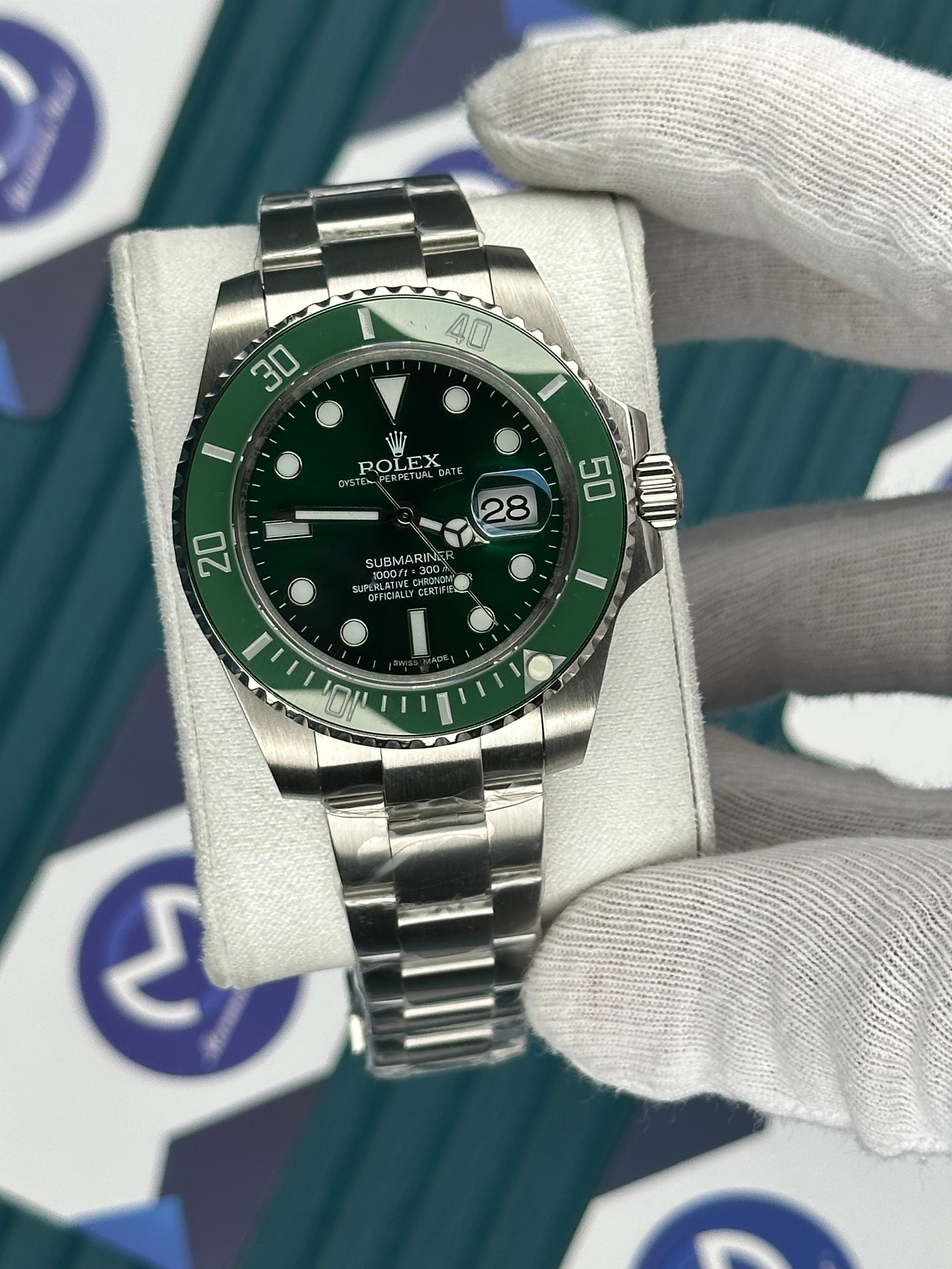 ROLEX SUBMARINER HULK SILVER OYSTER