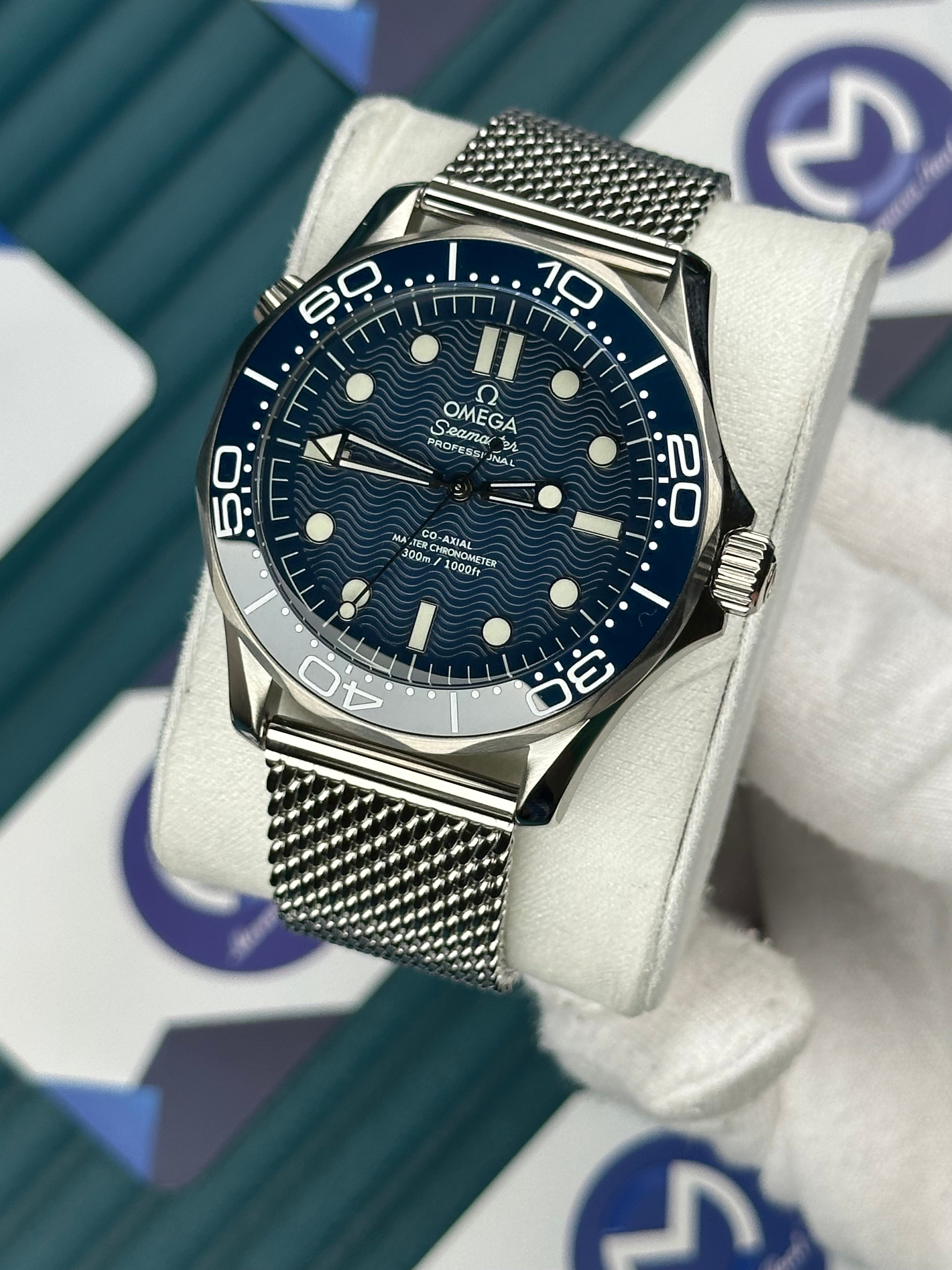 Omega Seamaster Diver 300m James Bond 60th Anniversary Mavi 