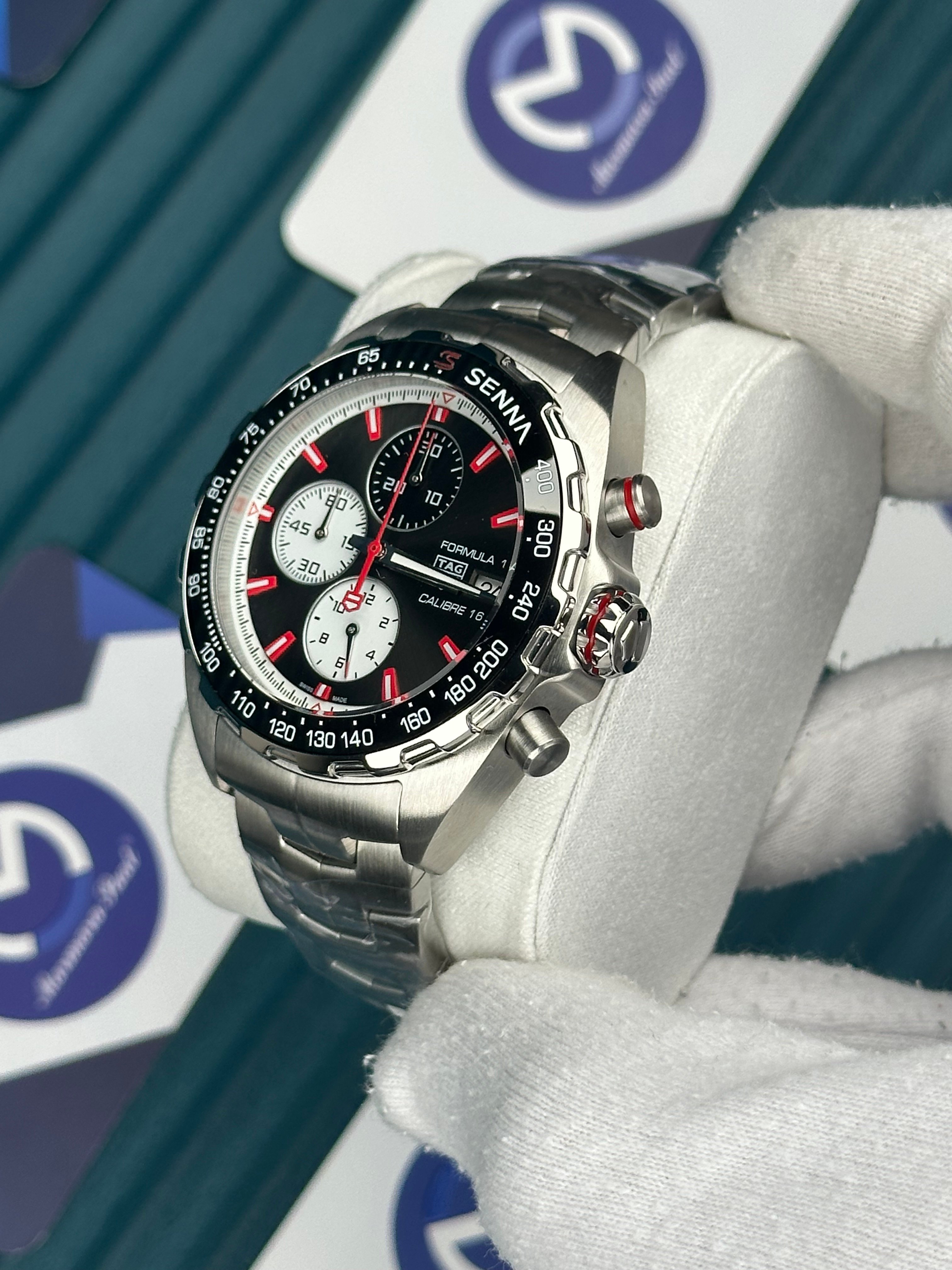 Tagheuer Carrera Formula 1 Calibre 16 Fonksiyonlu Siyah Kadran