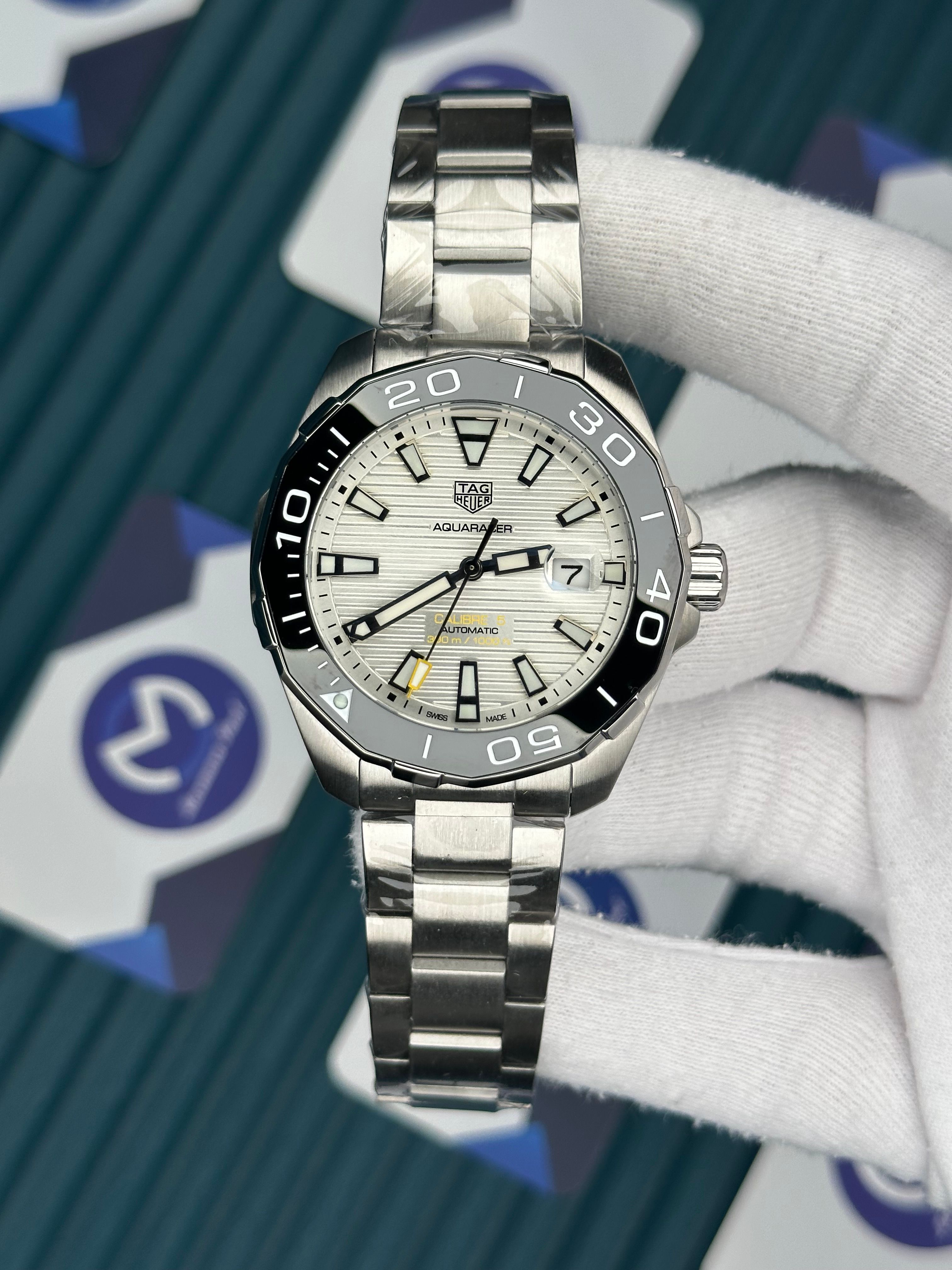 Tagheuer Aquaracer Calibre 5 Automatic Beyaz Kadran 