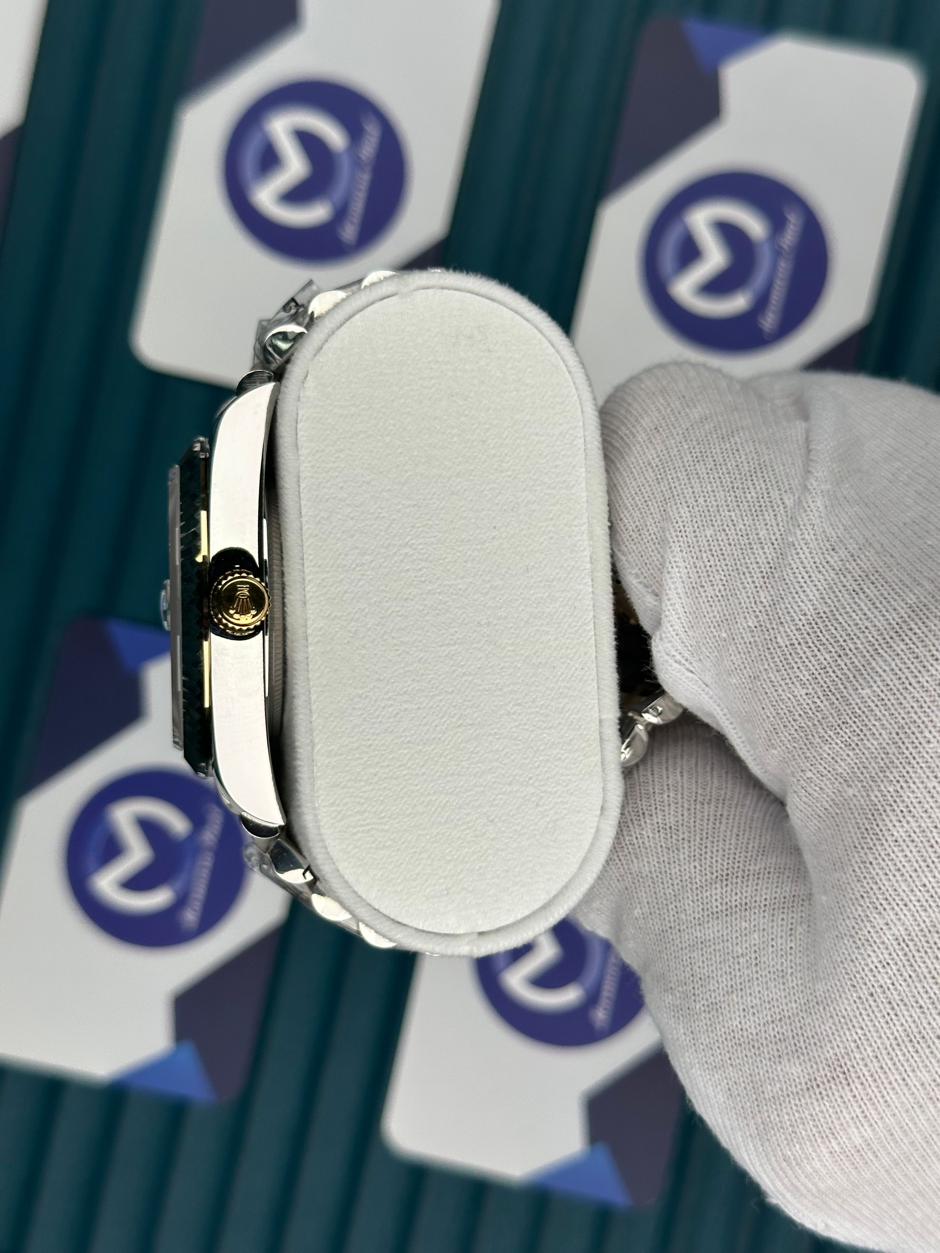 ROLEX DATEJUST WHITE DIAL GOLD-SILVER JUBILE