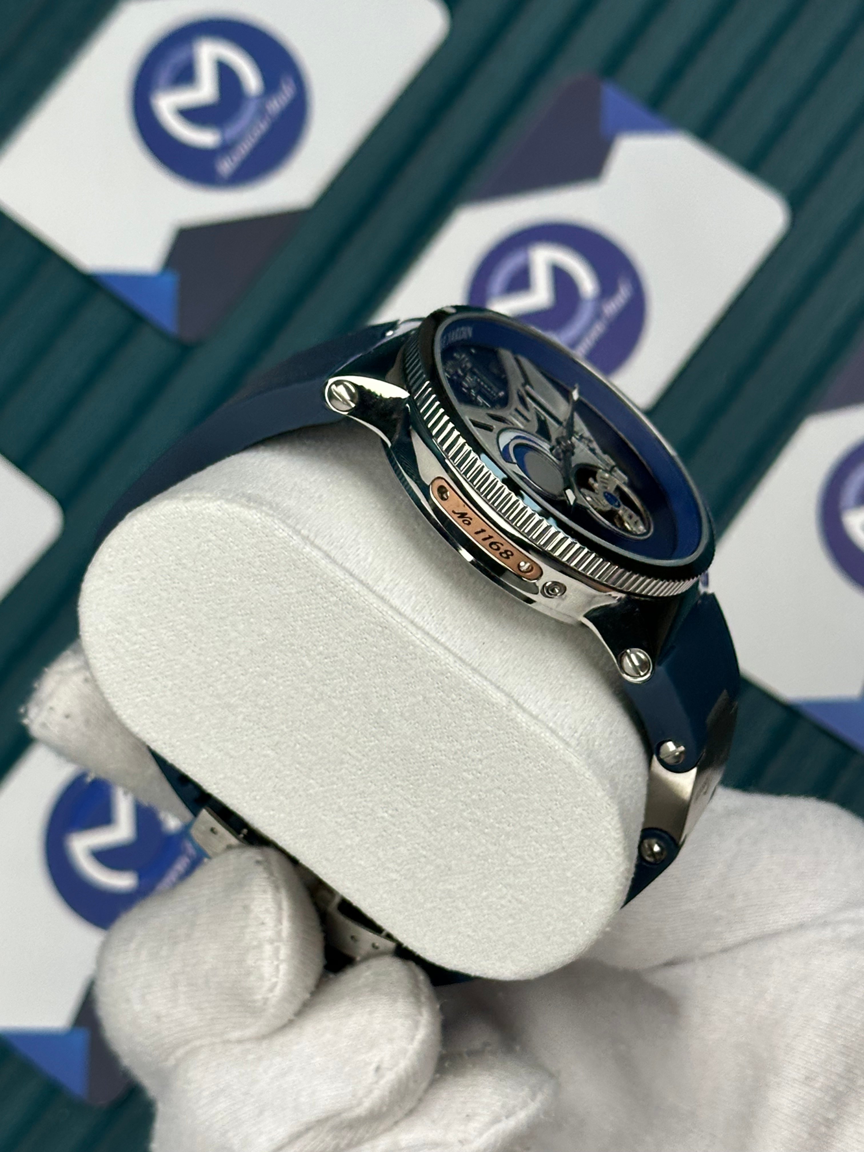 Ulysse Nardin Marine 300 Meters Blue Cord And Dial